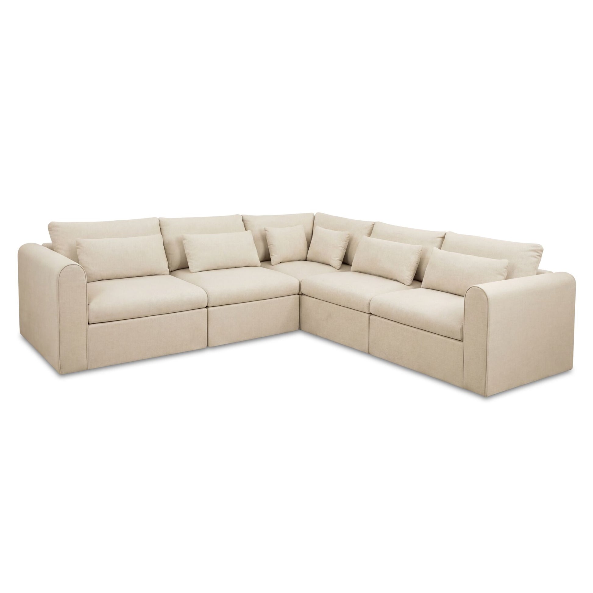 Swift Classic L Modular Sectional Light Beige by Moe's Home Collection
