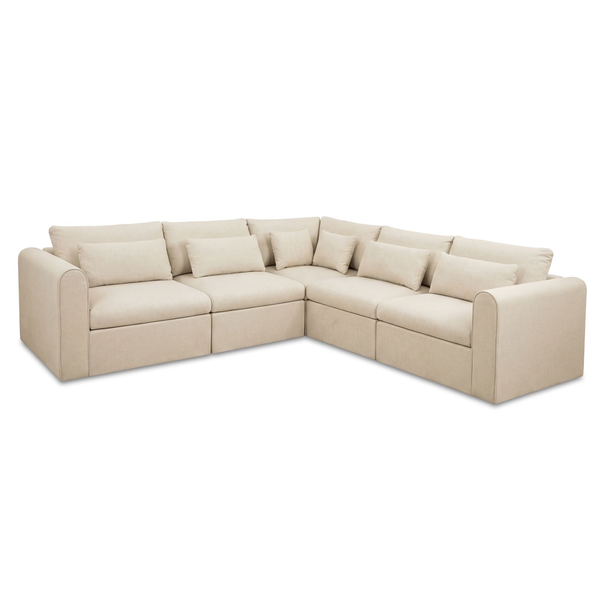 Swift Classic L Modular Sectional Light Beige by Moe's Home Collection