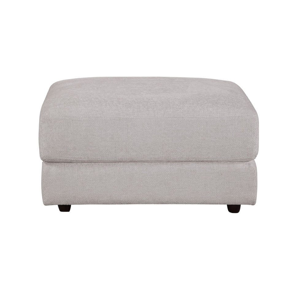 Ventura Ottoman in Norse Bone (Performance Fabric)
