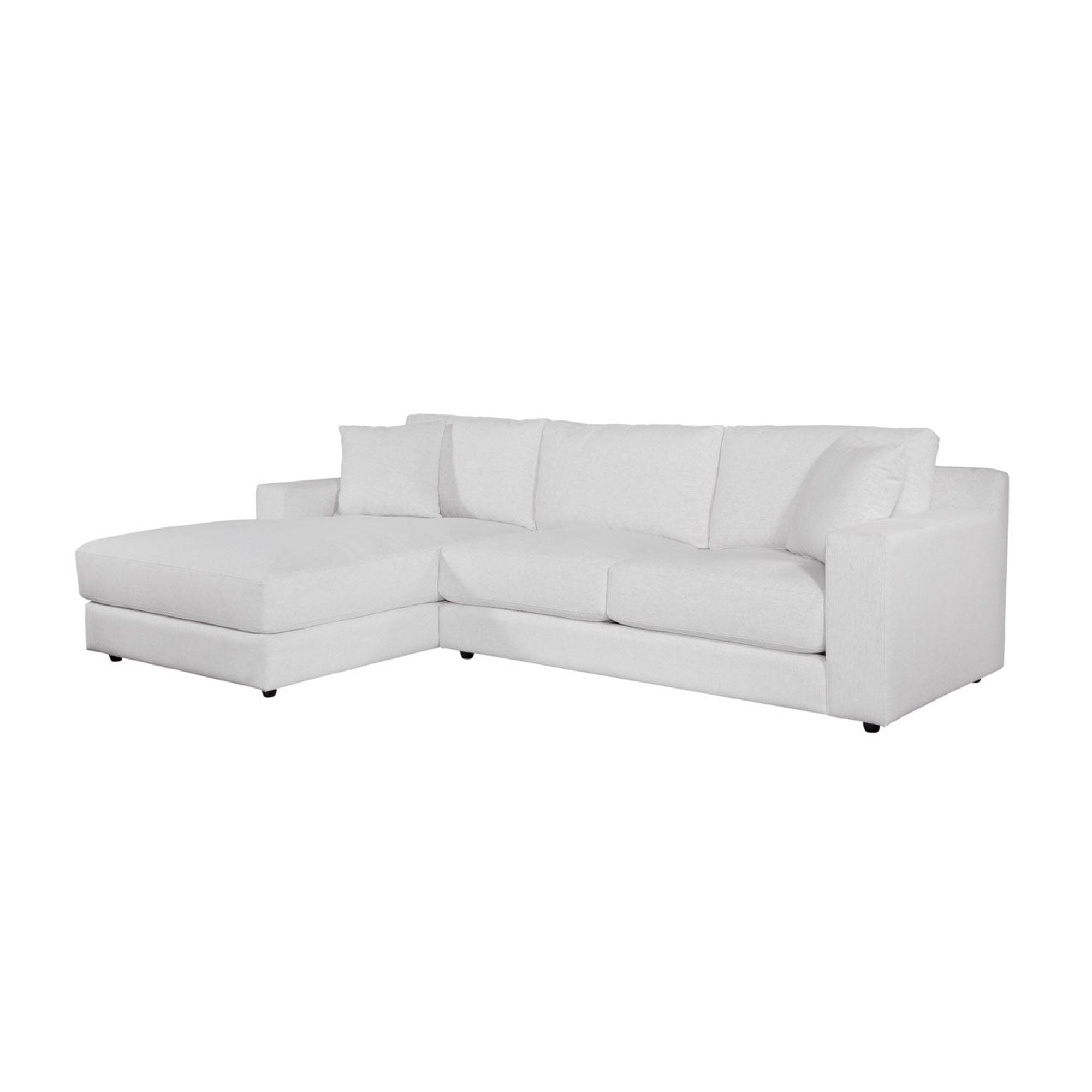 Ventura Sectional RAF Loveseat/LAF Chaise in Nomad Snow (Performance Fabric)