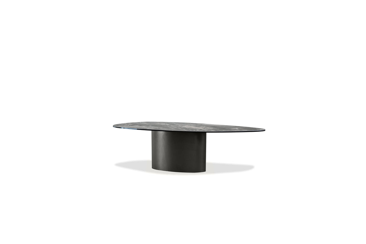 Argon 59-Inch Fantasia Marrone Ceramic Coffee Table by Mobital - exact variant image 1