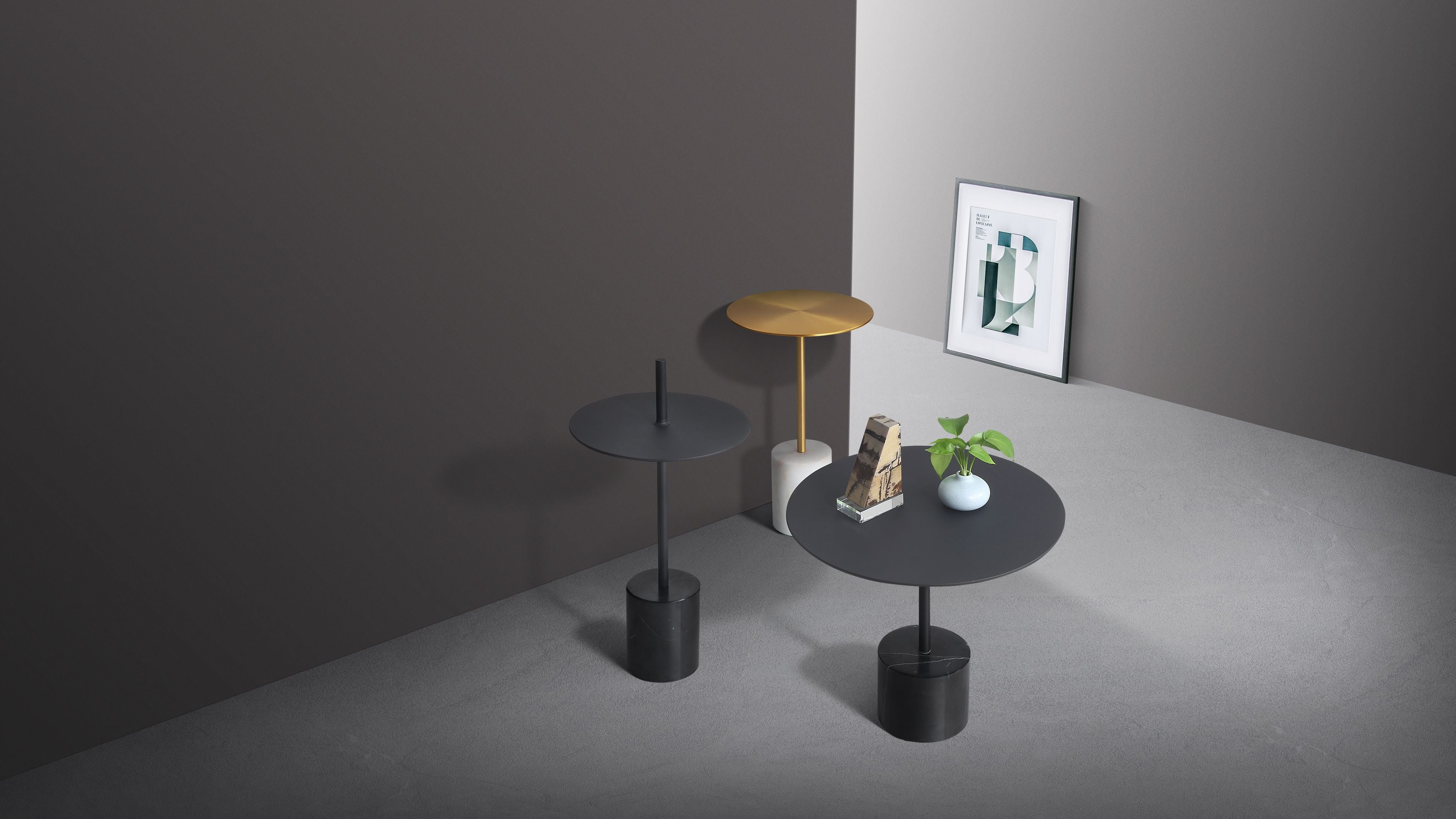 Circulo End Table Low