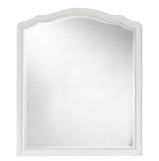 Amity French Oak Wood White Mirror