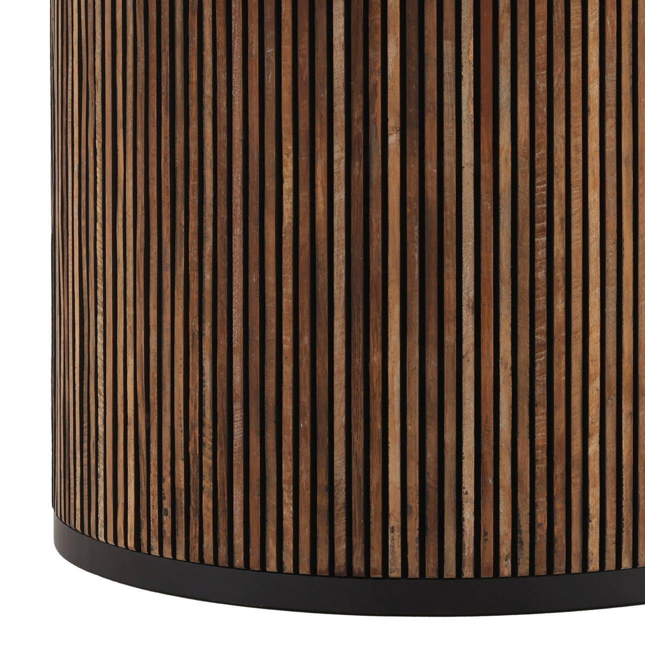 Kholman 51" Round Natural Teak Wood Dining Table