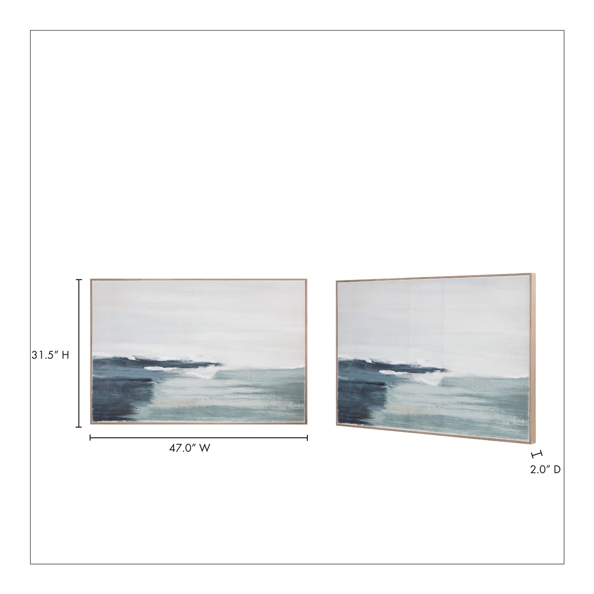 Shoreline Framed Painting by Moe's Home Collection - view 7