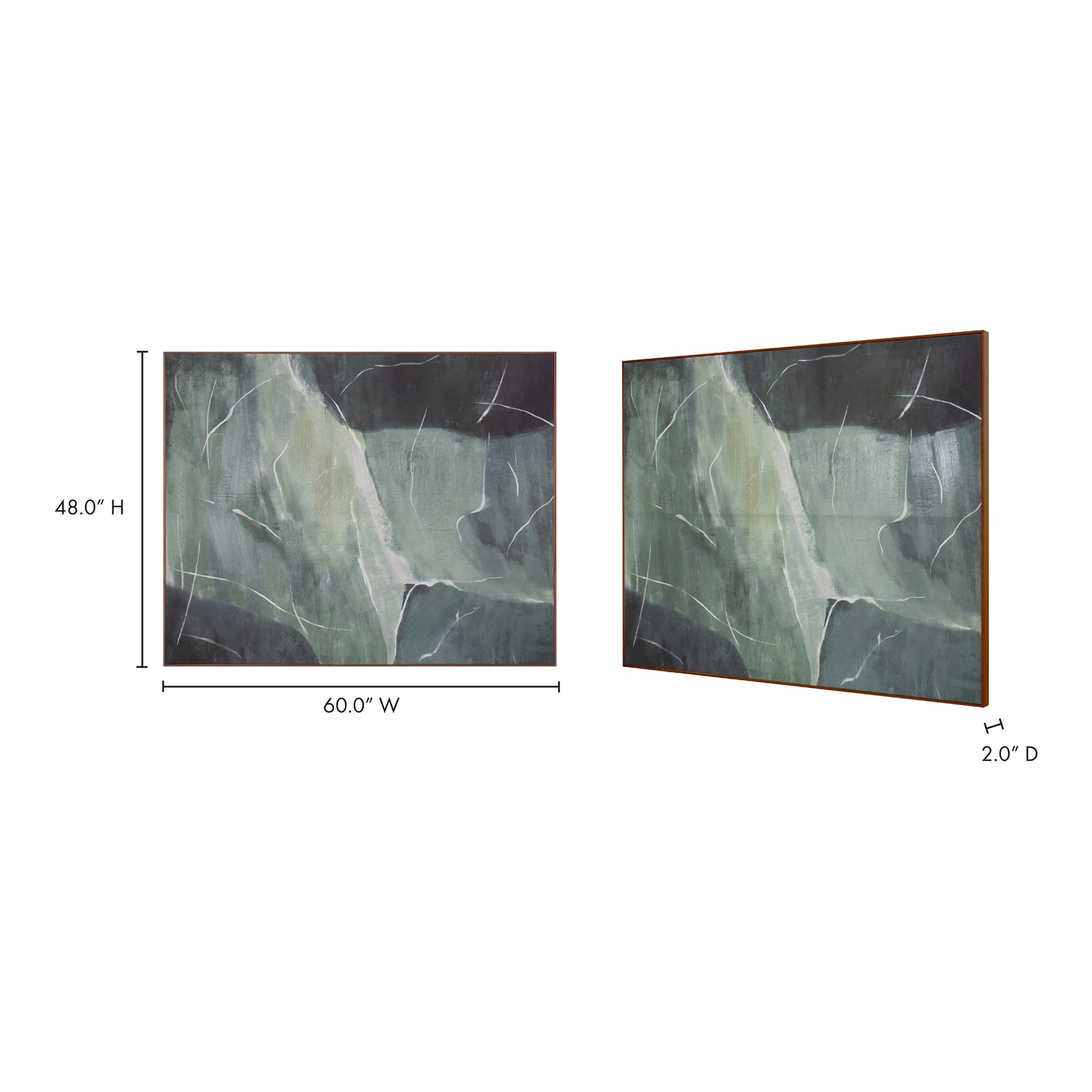 Impression Framed Painting Verdant Palette by Moe's Home Collection - view 9