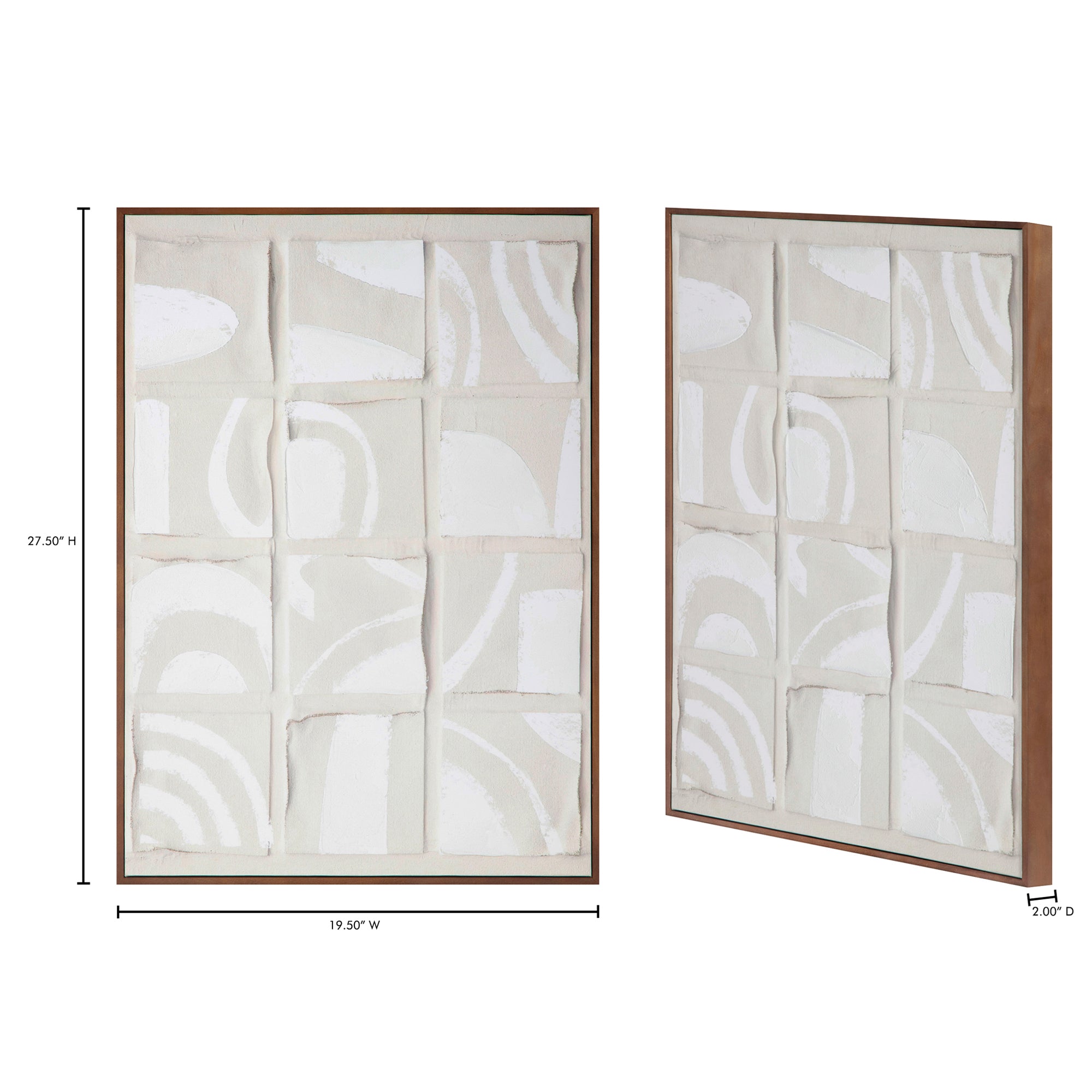 Unfold 1 Framed Print by Moe's Home Collection - view 3