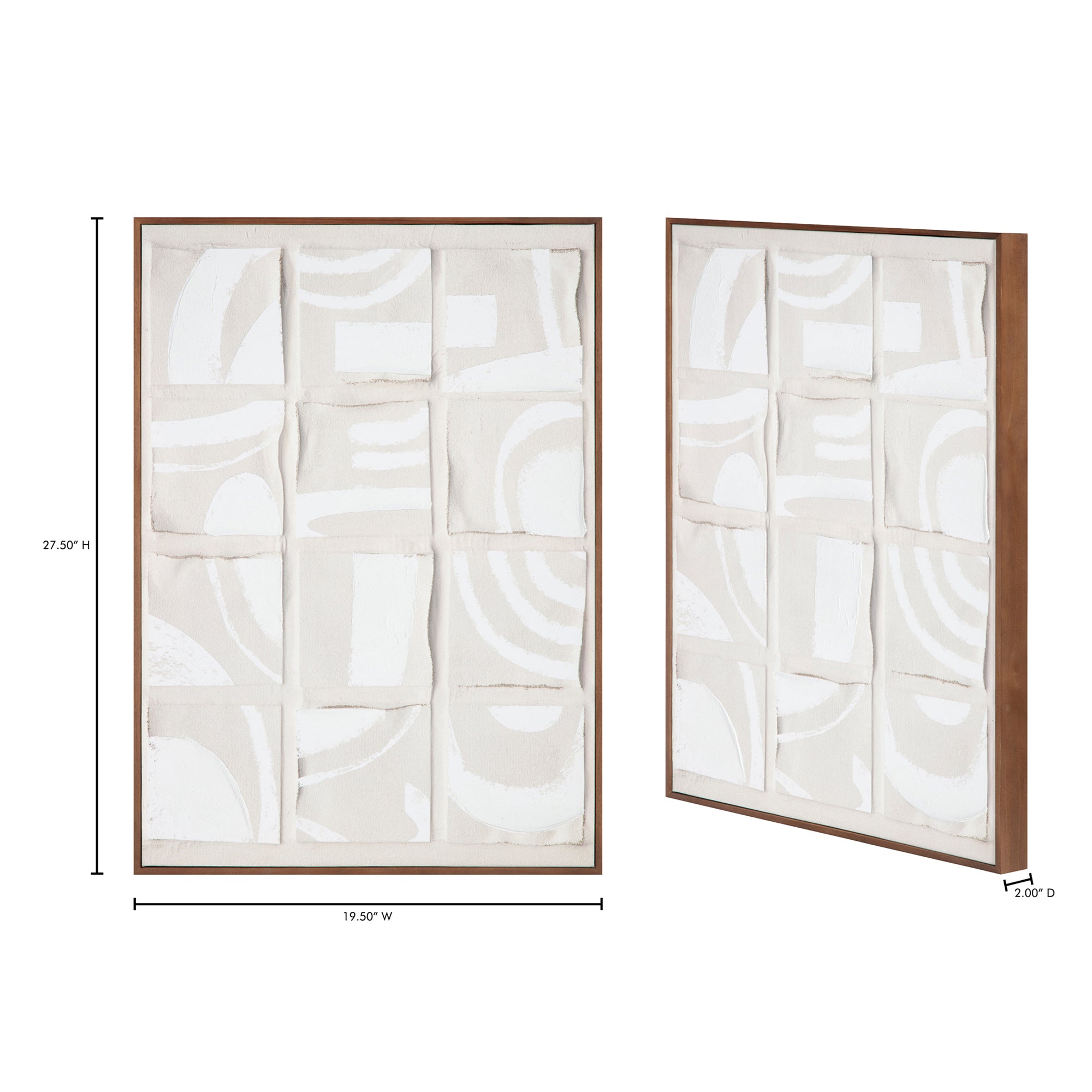 Unfold 2 Framed Print by Moe's Home Collection - view 3