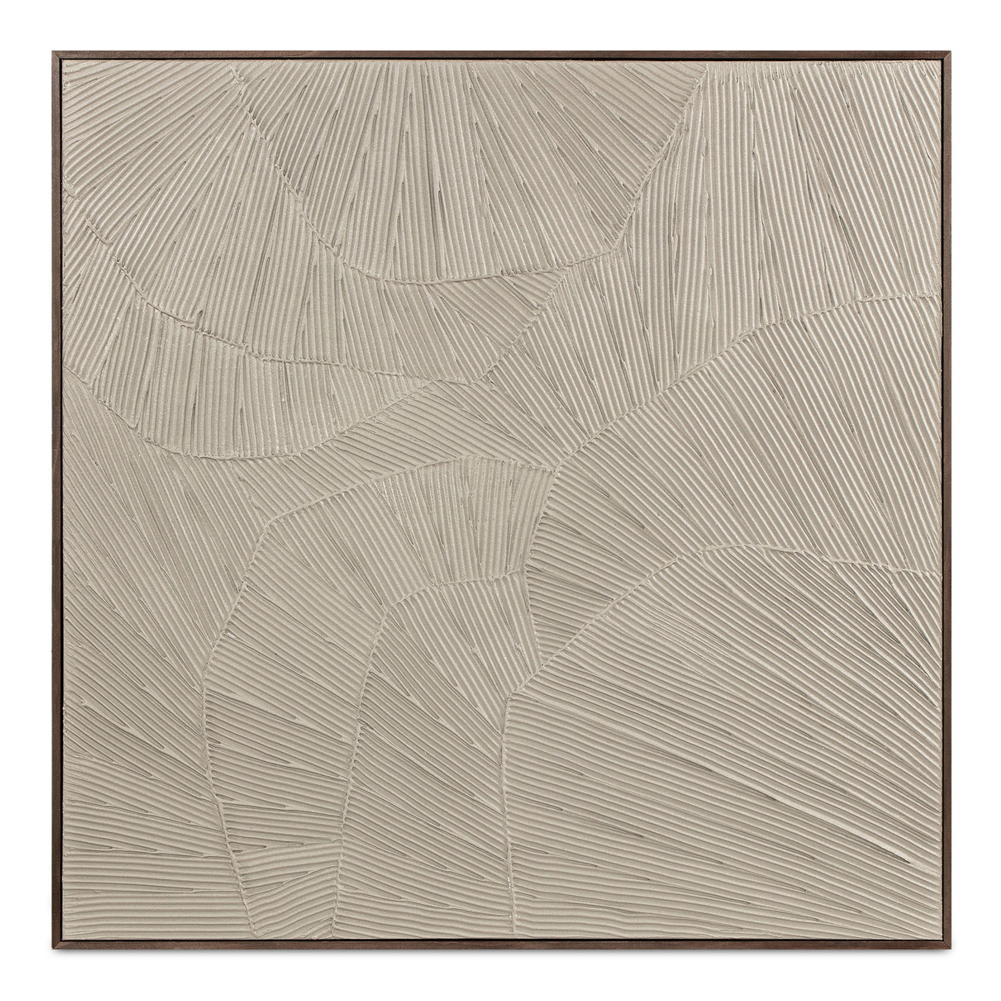 Flutter Framed Painting Cool Beige by Moe's Home Collection