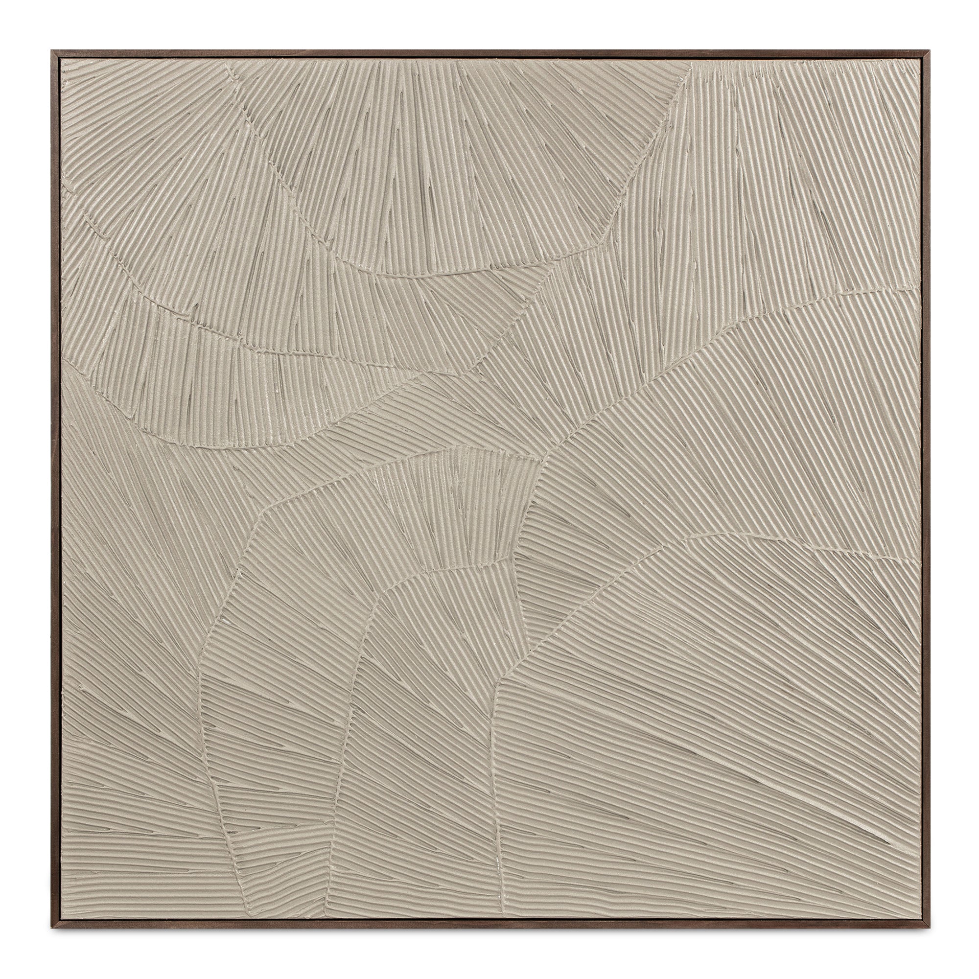 Flutter Framed Painting Cool Beige by Moe's Home Collection