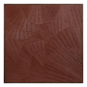 Flutter Framed Painting Maroon by Moe's Home Collection