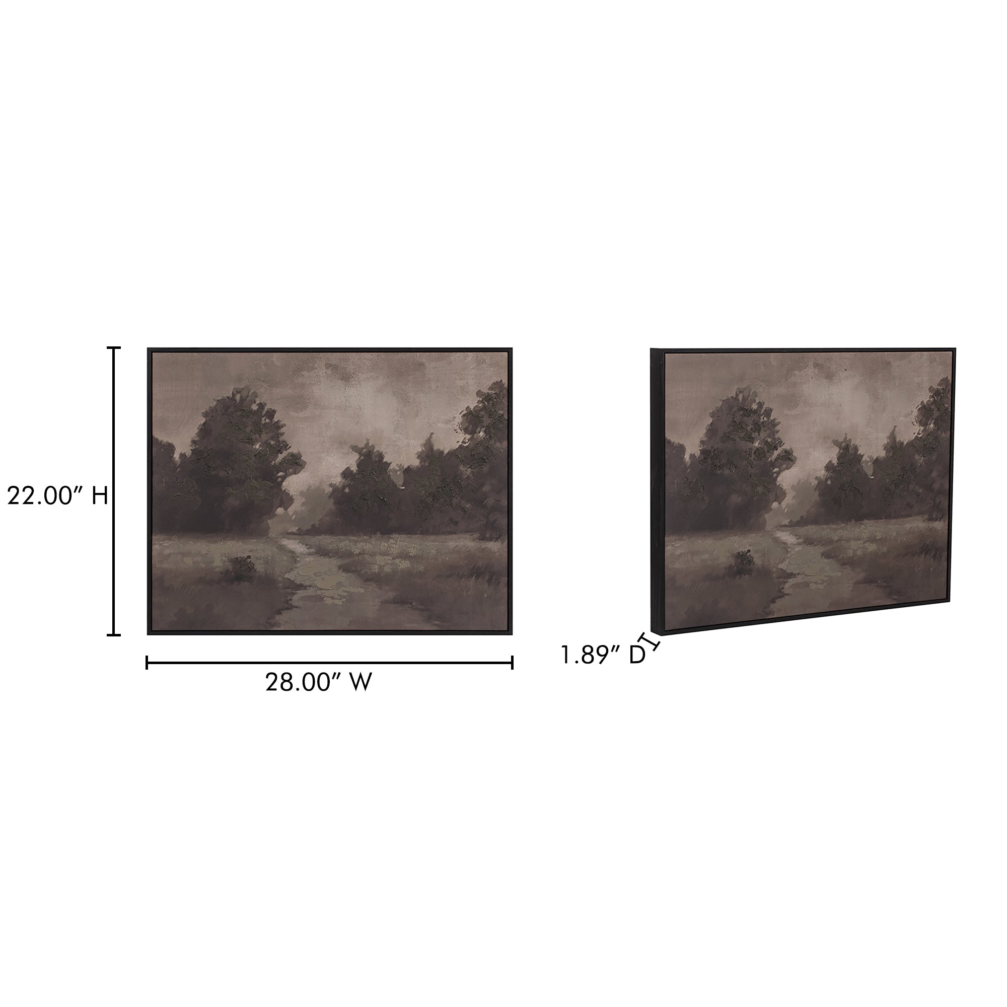 Alder Framed Painting by Moe's Home Collection - view 4