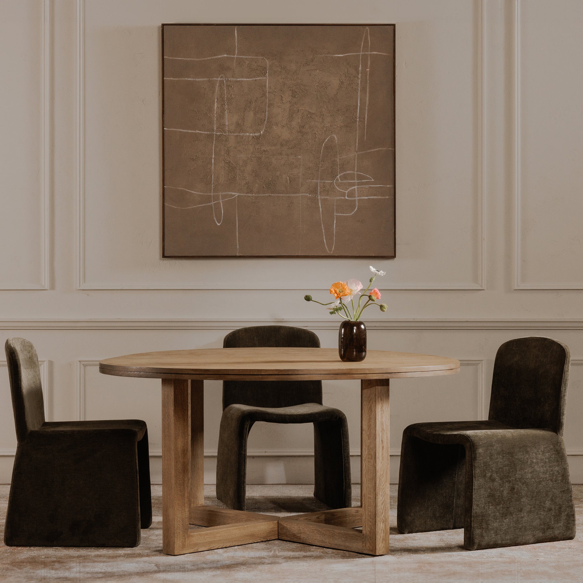 Notion Framed Painting Brown by Moe's Home Collection - view 2