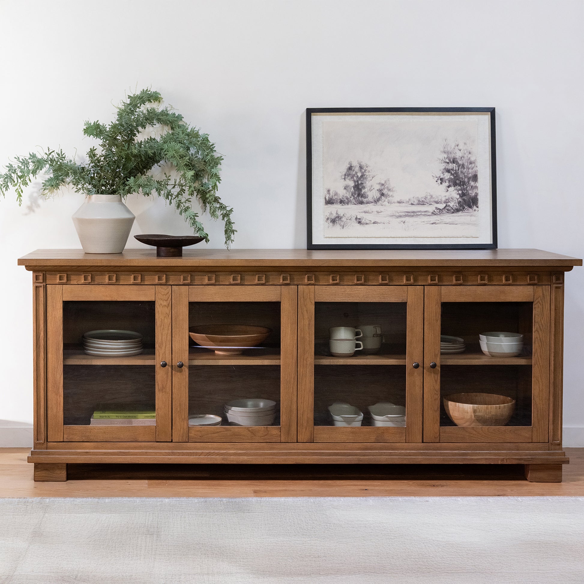 Briar Framed Print On Linen by Moe's Home Collection - view 2