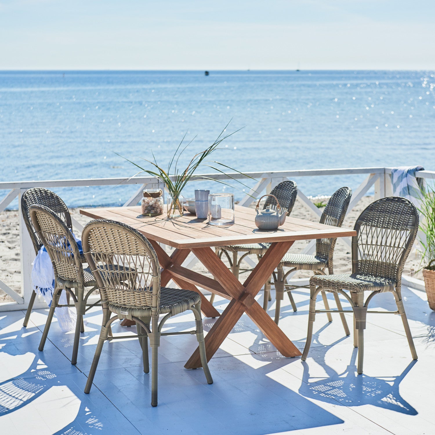 Colonial Teak Table 79"x39" by Sika Design - view 4
