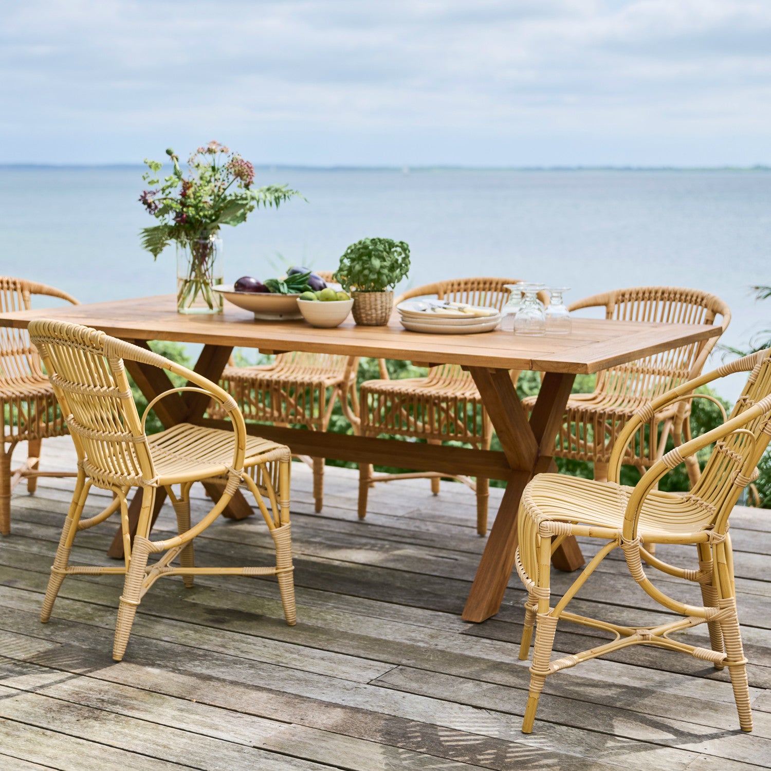Colonial Teak Table 79"x39" by Sika Design - view 3