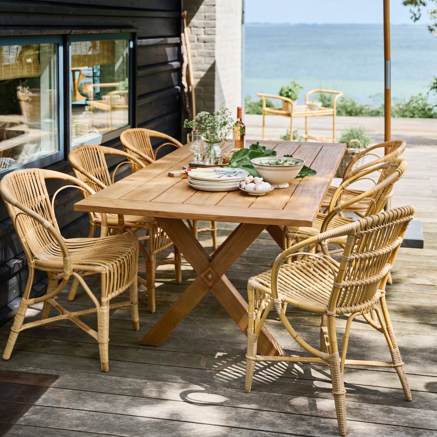 Colonial Teak Table 79"x39" by Sika Design - view 6