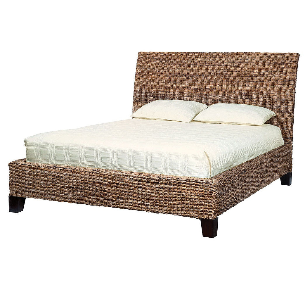 Lanai Banana Leaf  Woven King Bed