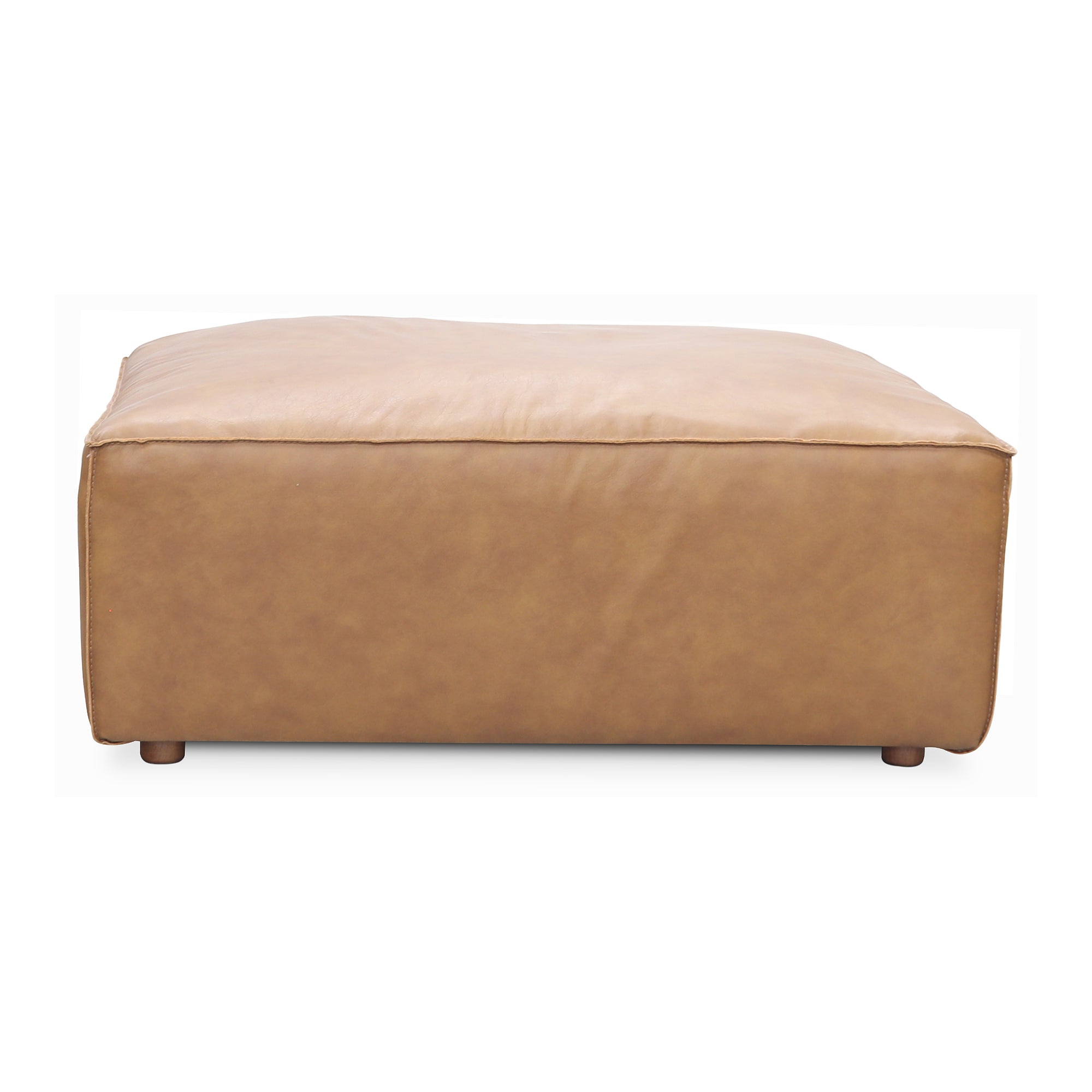 Form Ottoman Sonoran Tan Leather by Moe's Home Collection