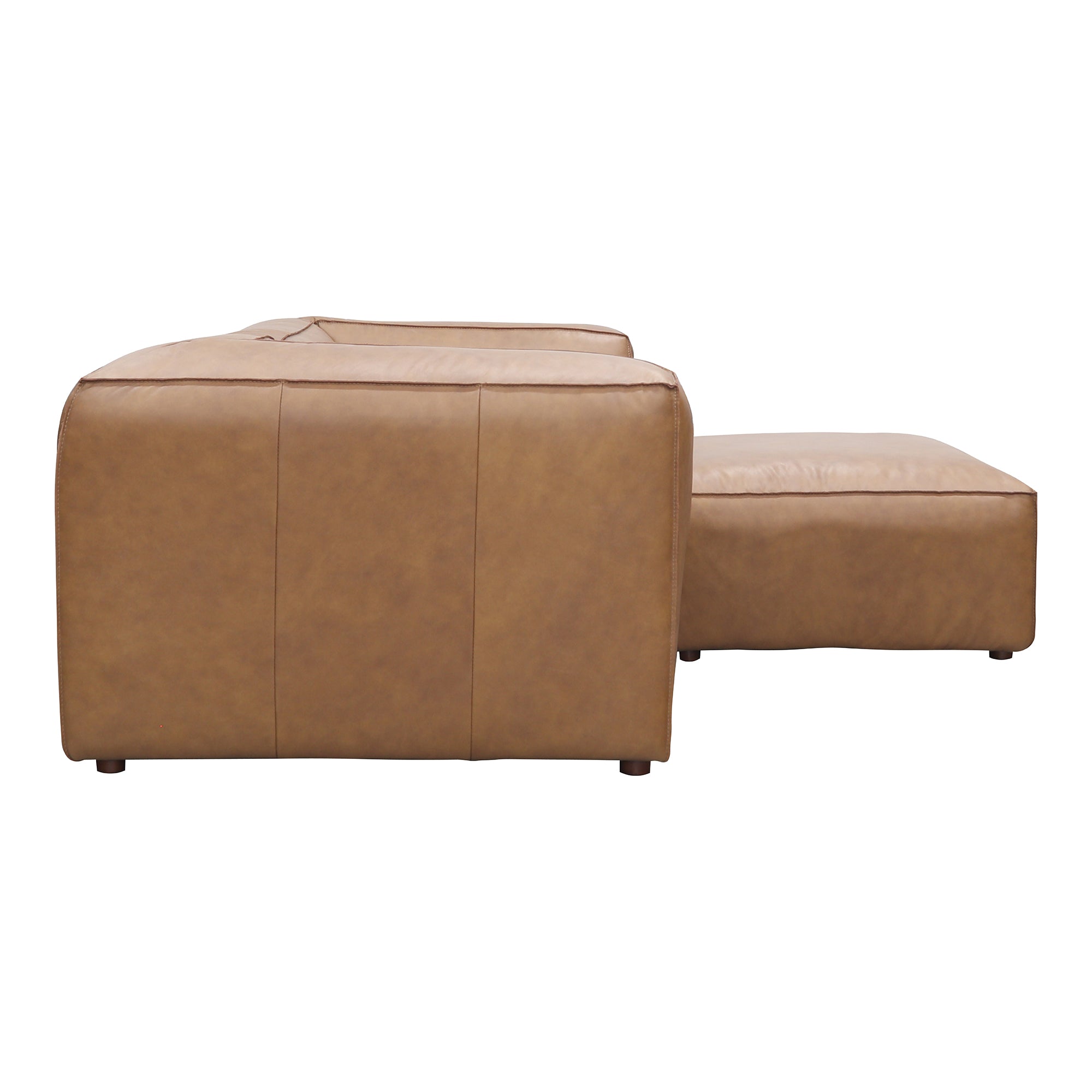 Form Nook Modular Sectional Sonoran Tan Leather by Moe's Home Collection - view 4