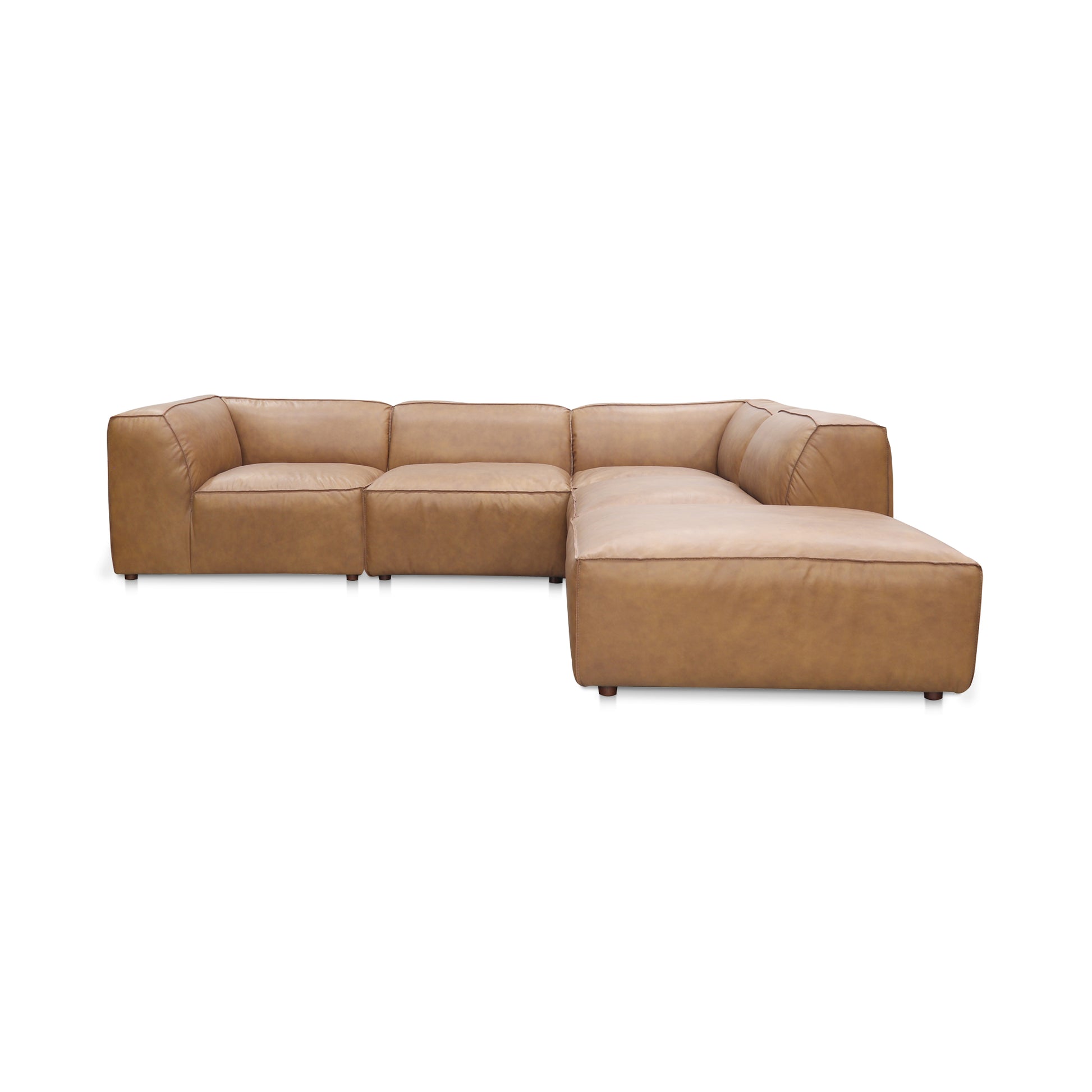 Form Dream Modular Sectional Sonoran Tan Leather by Moe's Home Collection