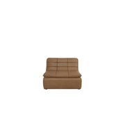 Lino Slipper Chair Tan Leather by Moe's Home Collection