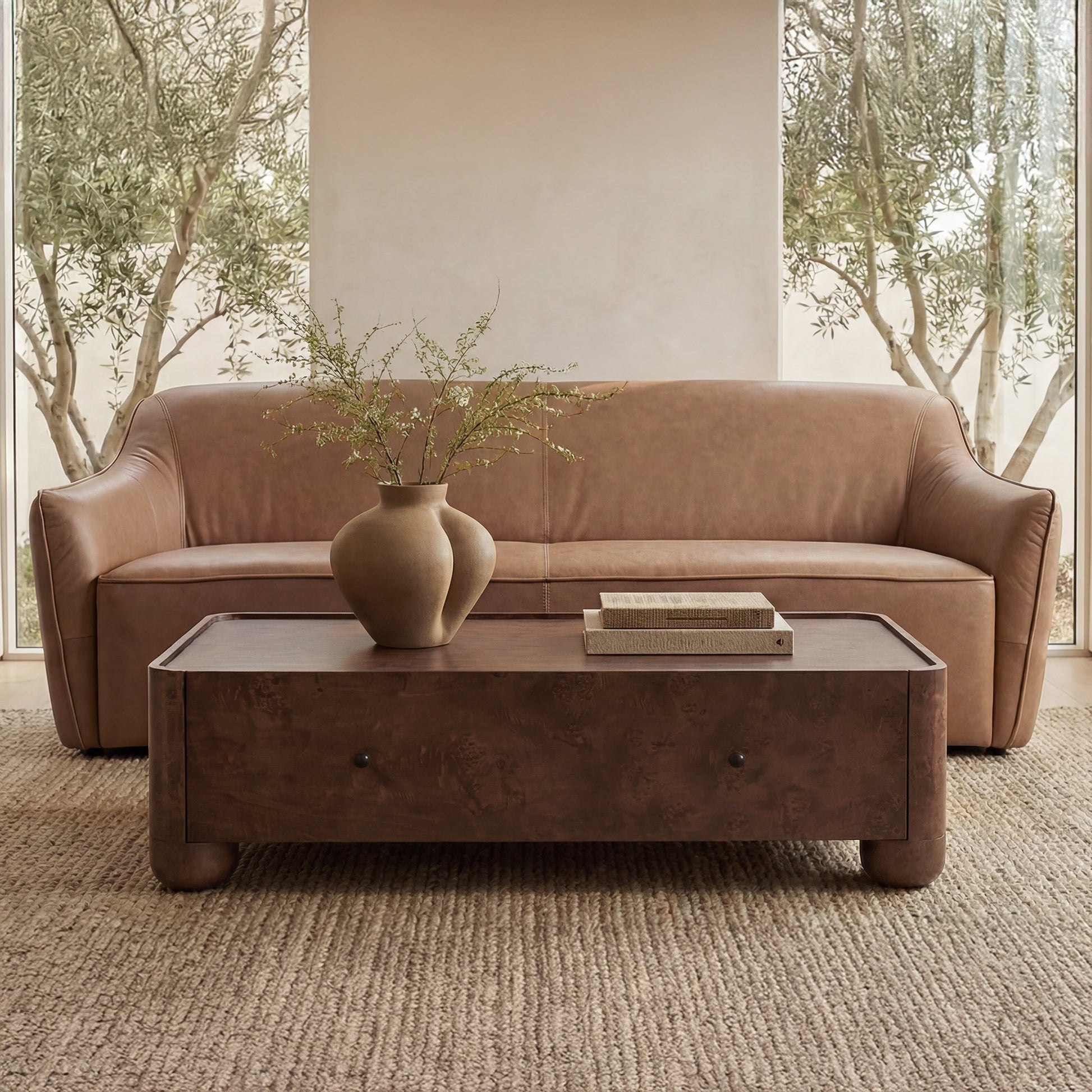 Hawkins Sofa Tan by Moe's Home Collection - view 2