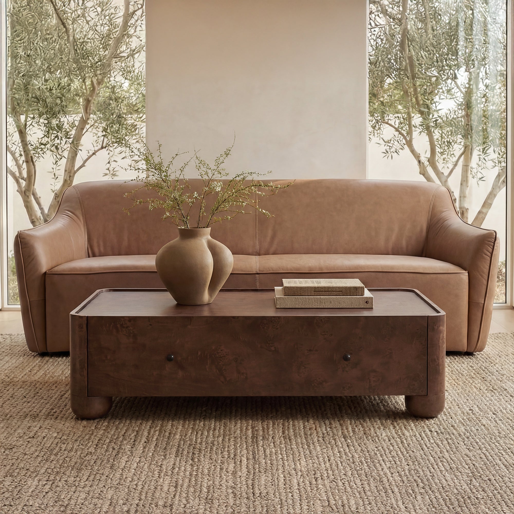 Hawkins Sofa Tan by Moe's Home Collection - view 2
