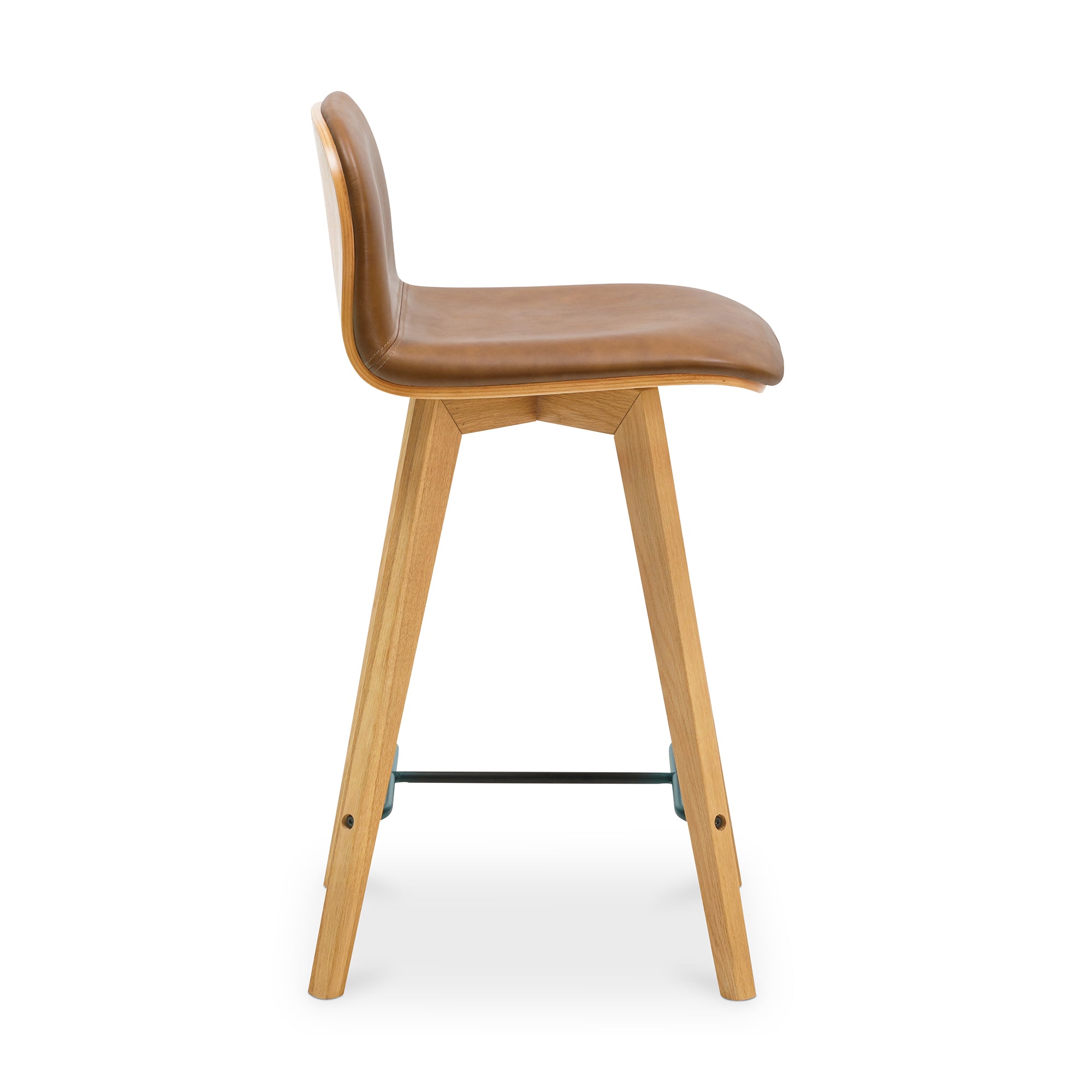 Napoli Leather Counter Stool by Moe's Home Collection - view 3
