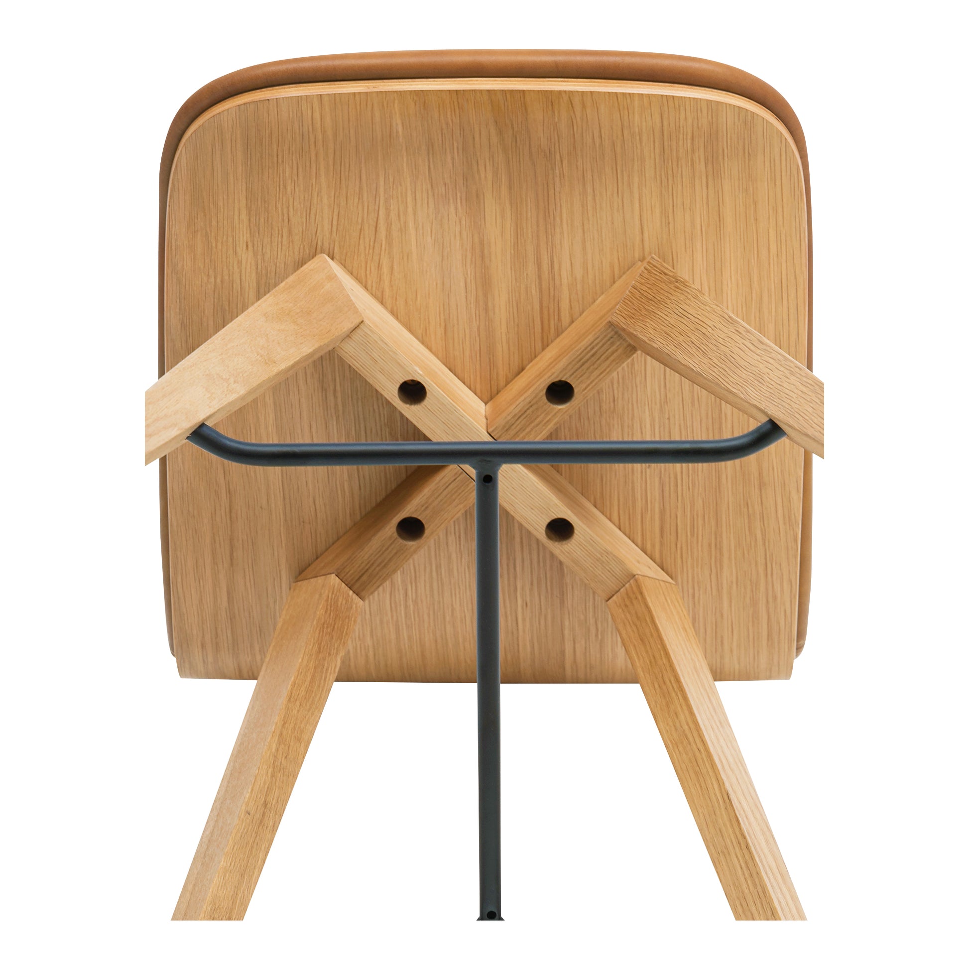 Napoli Leather Counter Stool by Moe's Home Collection - view 7