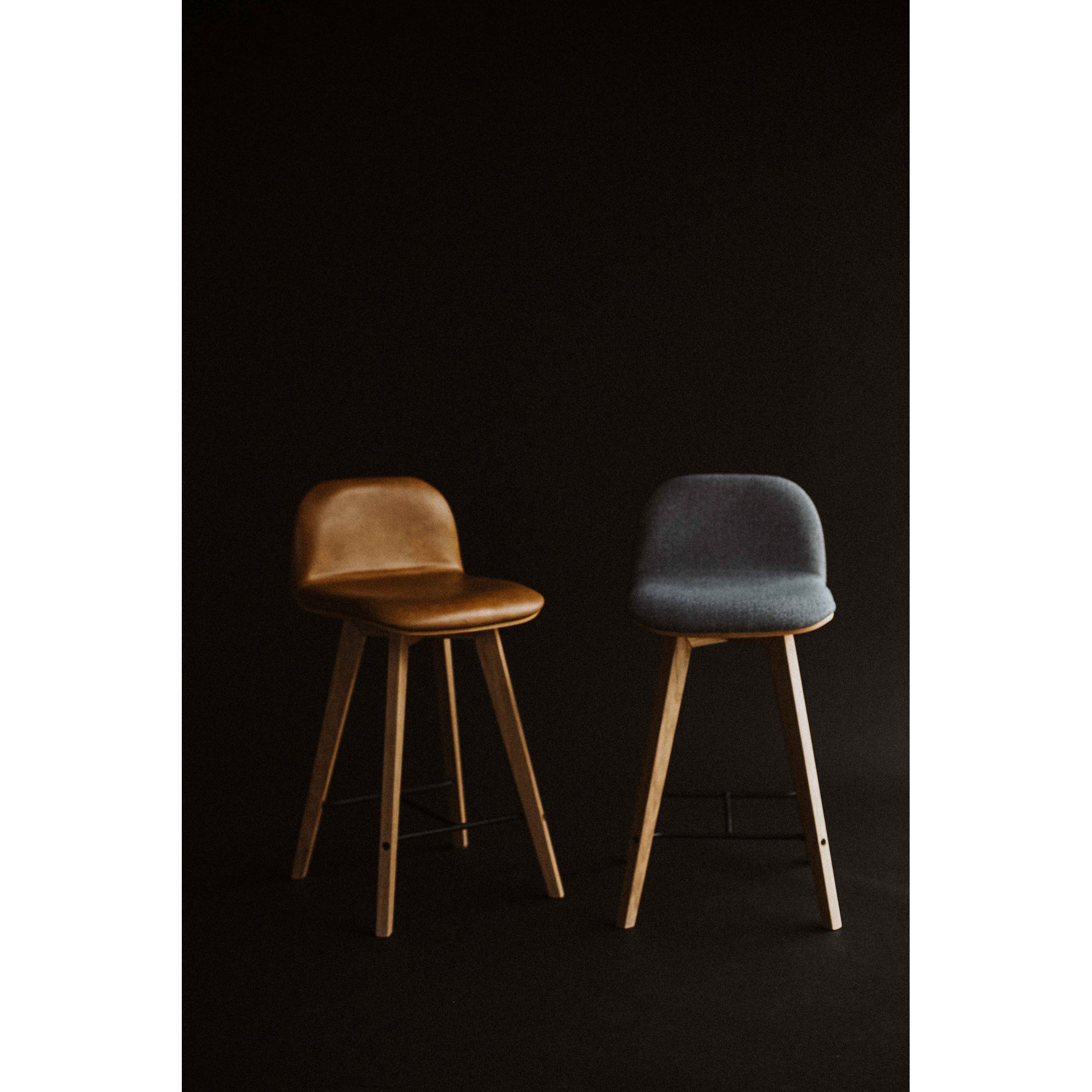 Napoli Leather Counter Stool by Moe's Home Collection - view 9