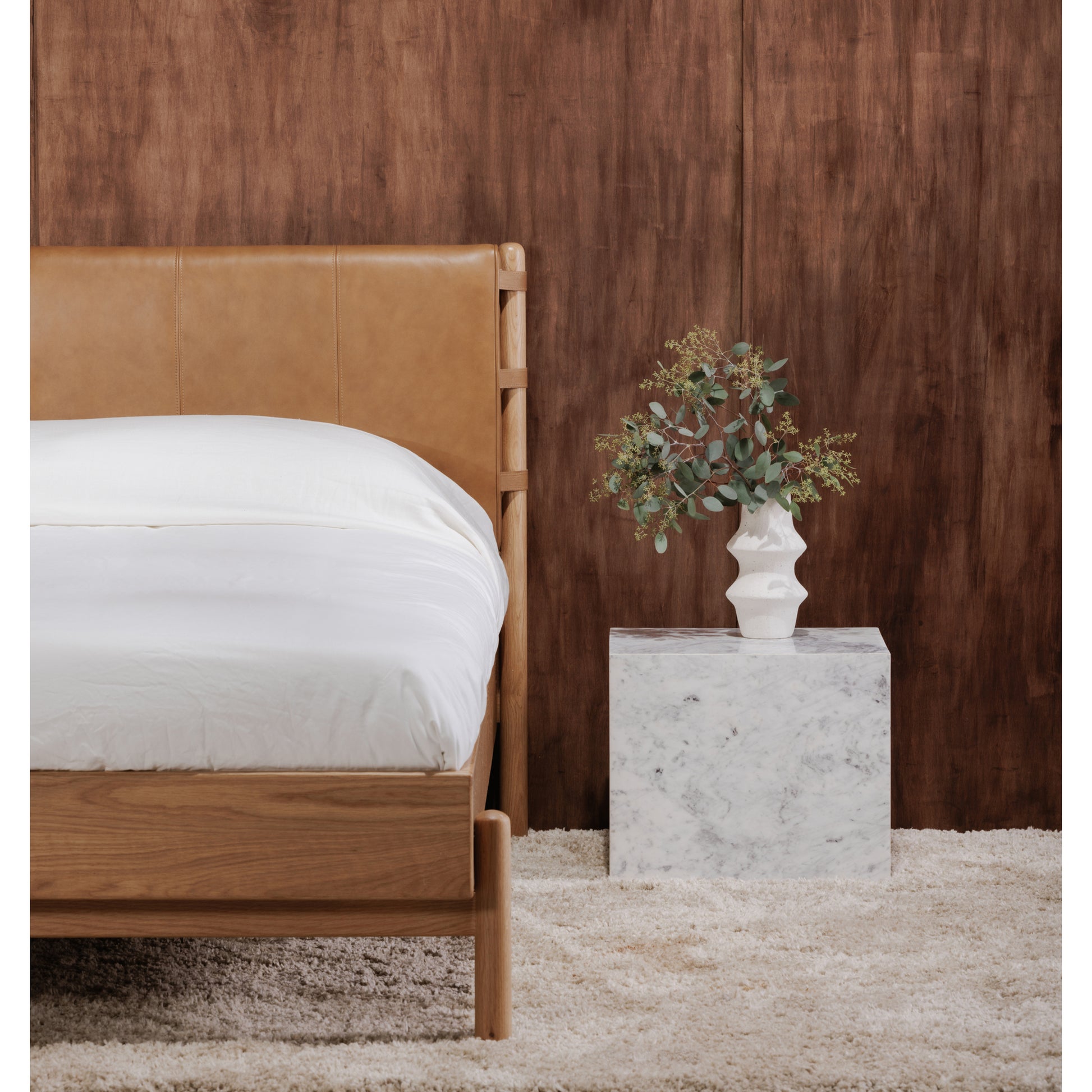 Colby Queen Bed Brown by Moe's Home Collection - view 2