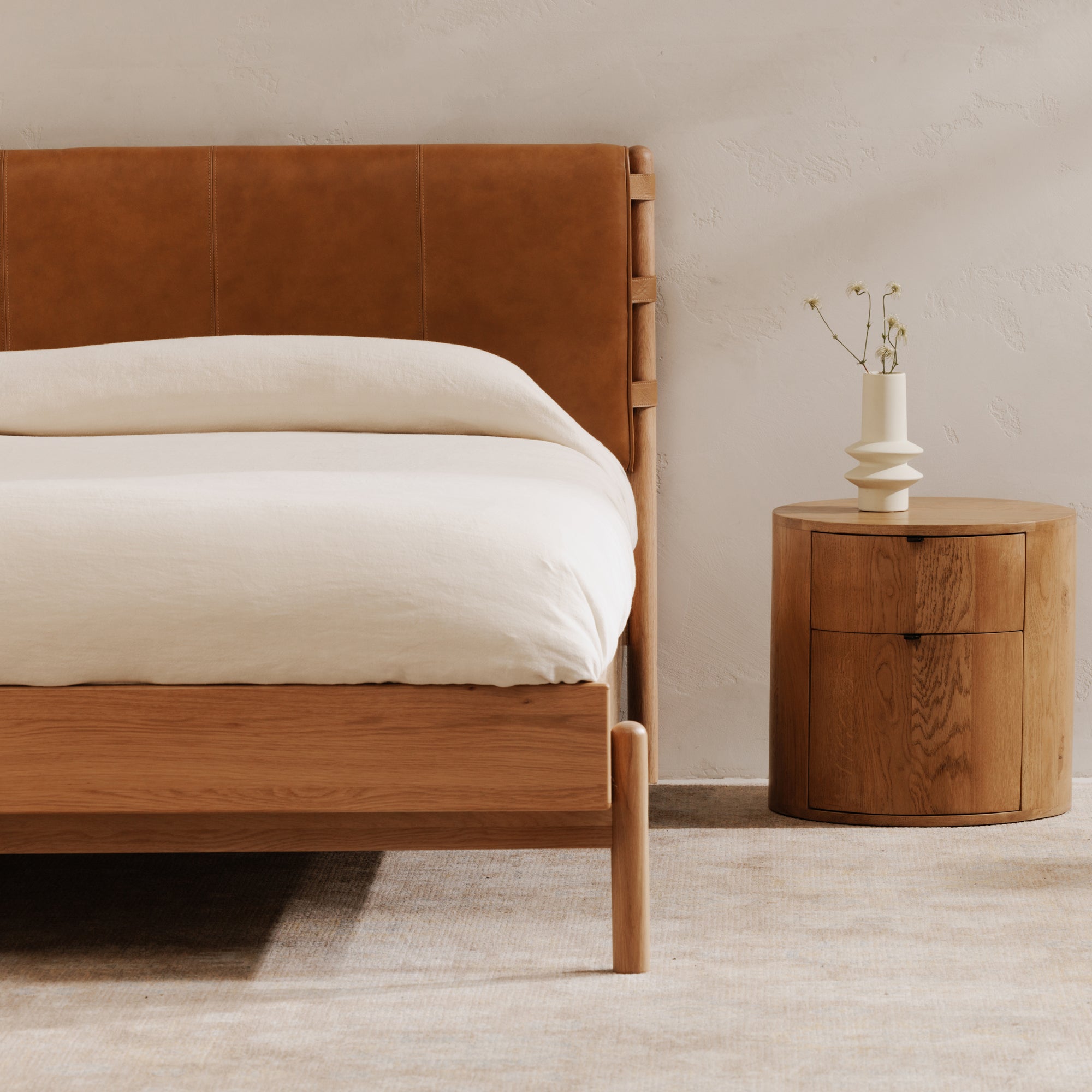 Colby Queen Bed Brown by Moe's Home Collection - view 3