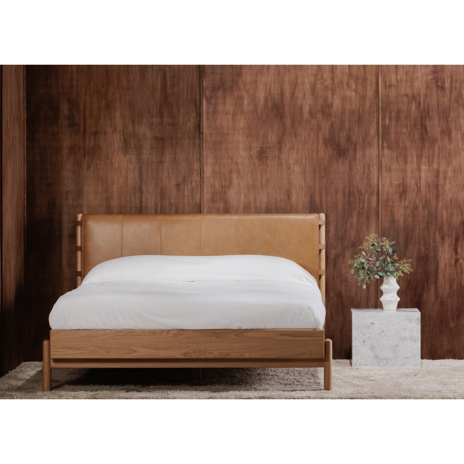 Colby Queen Bed Brown by Moe's Home Collection - view 4