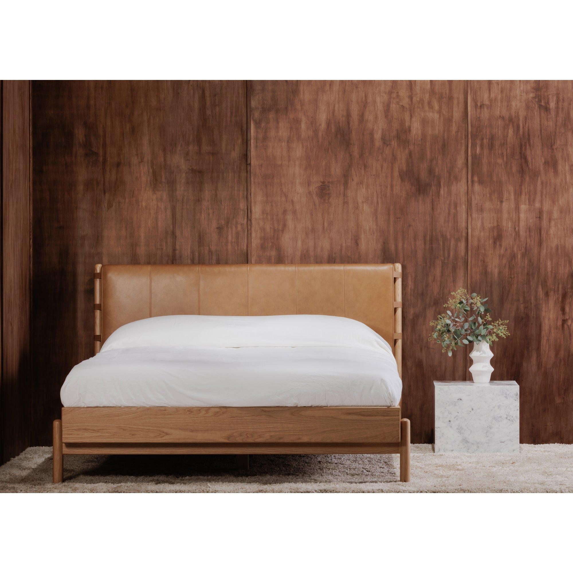 Colby Queen Bed Brown by Moe's Home Collection - view 4