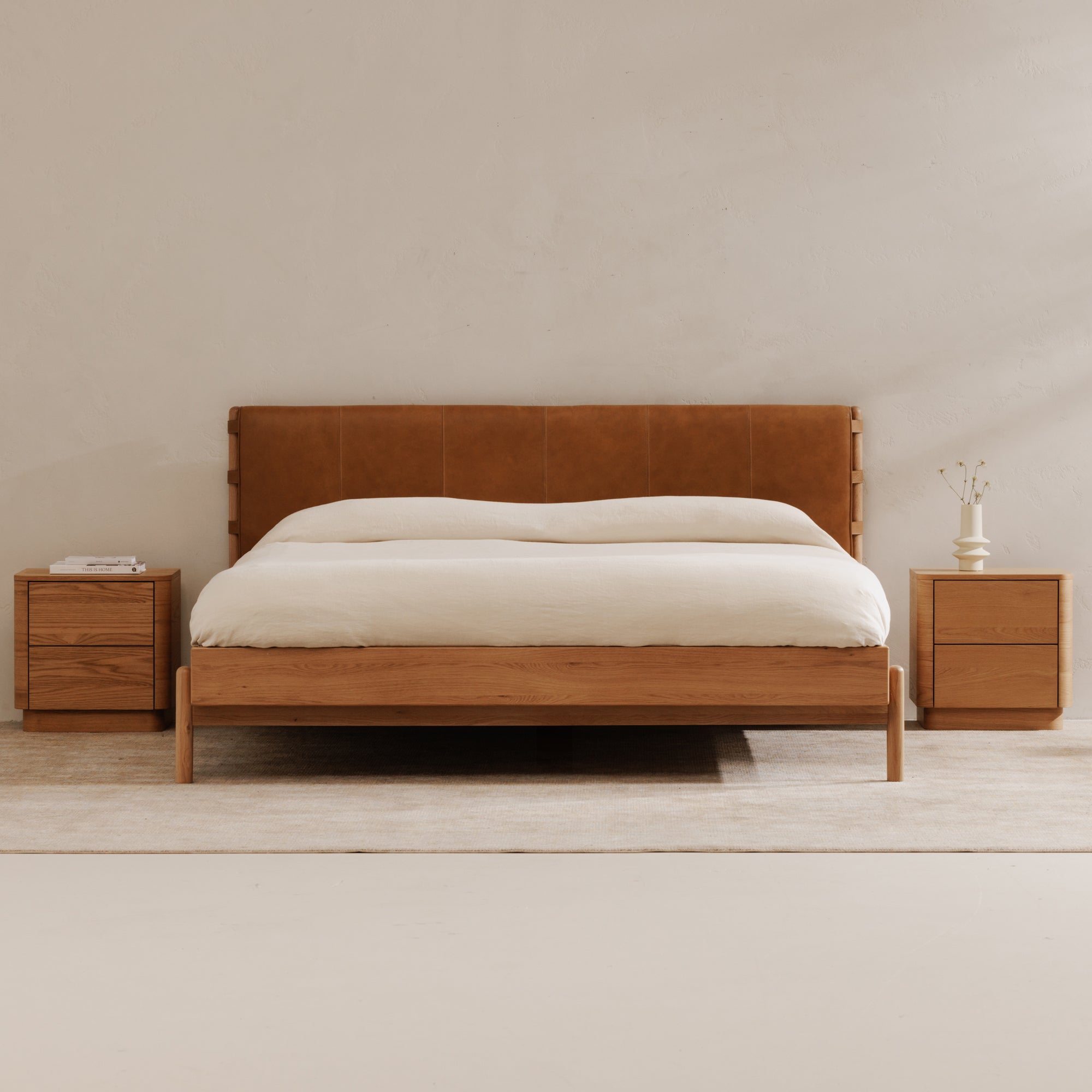 Colby Queen Bed Brown by Moe's Home Collection - view 5