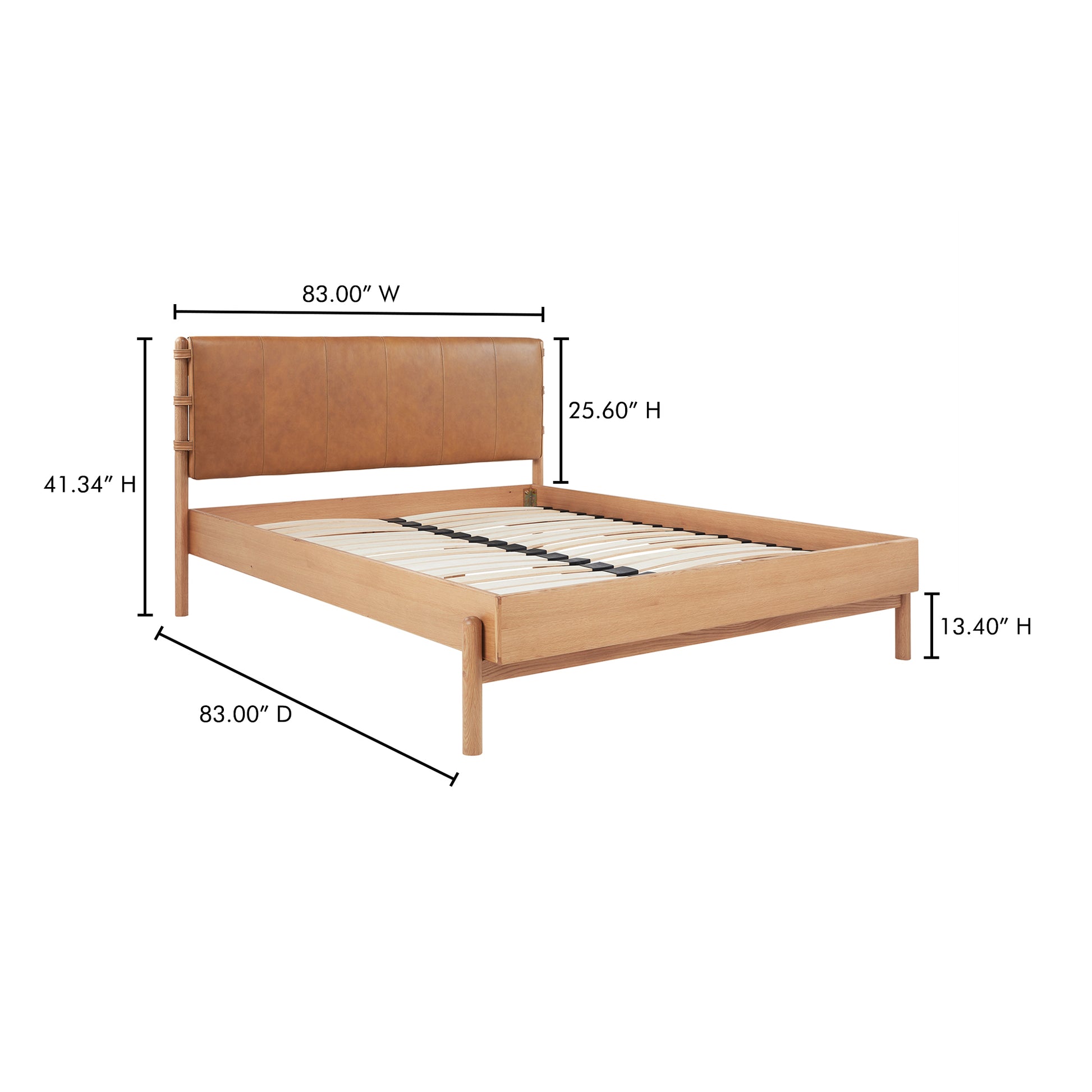 Colby King Bed Brown by Moe's Home Collection - view 4