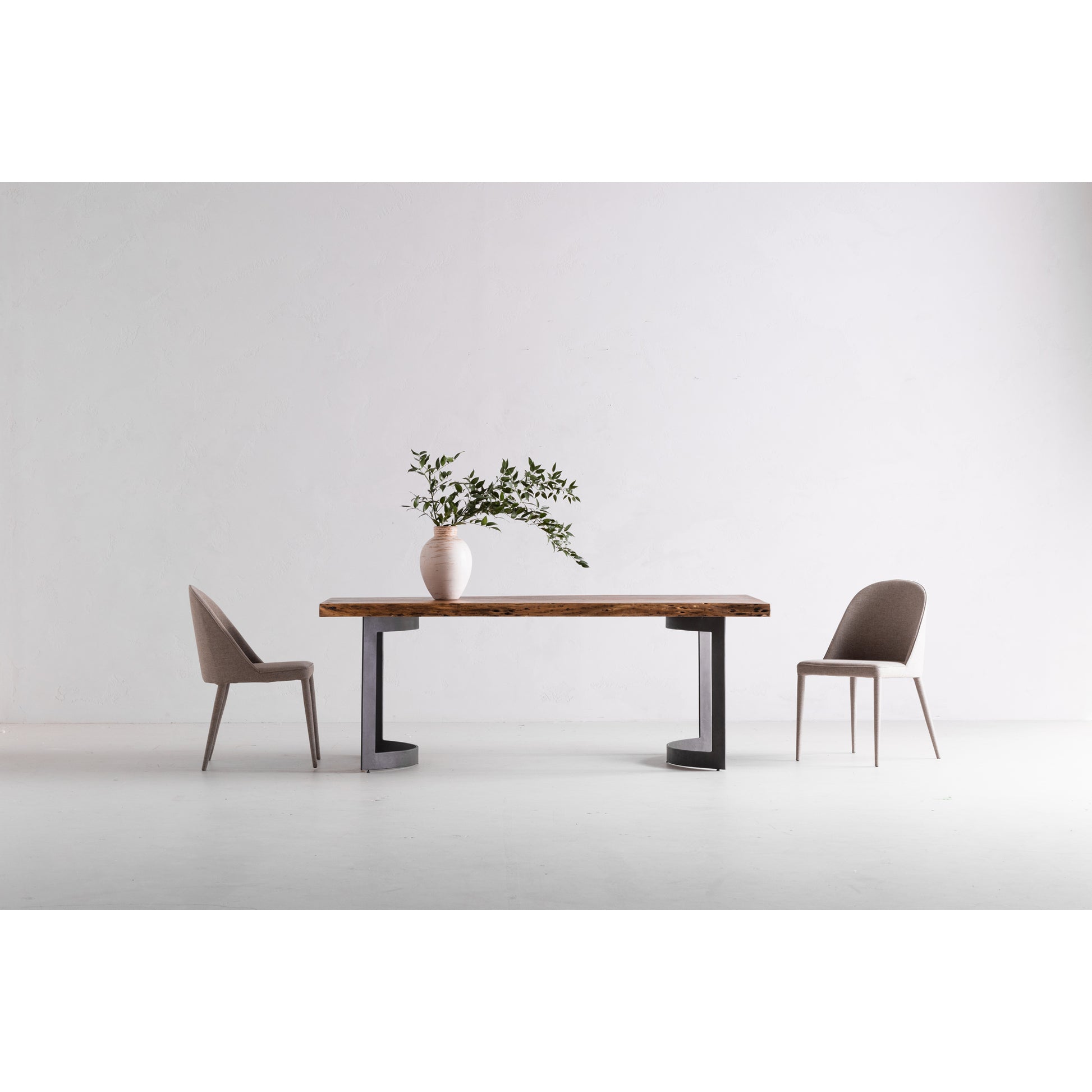 Burton Dining Chair Light Grey - Set Of Two by Moe's Home Collection - view 11