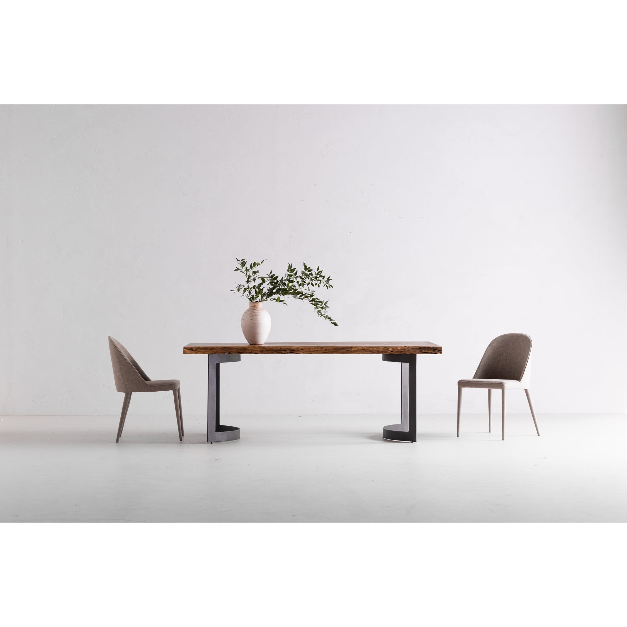 Burton Dining Chair Light Grey - Set Of Two by Moe's Home Collection - view 11