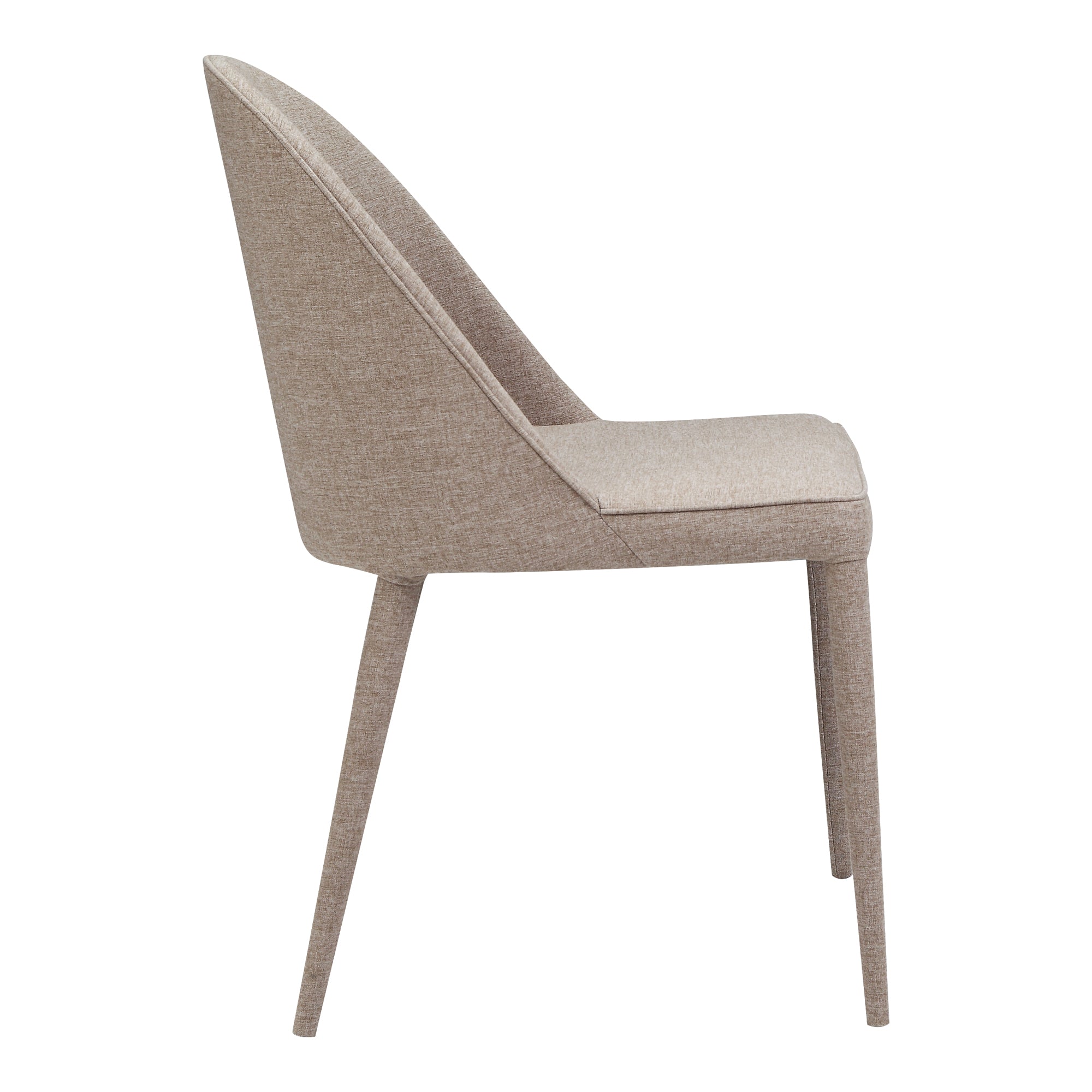 Burton Dining Chair Light Grey - Set Of Two by Moe's Home Collection - view 6