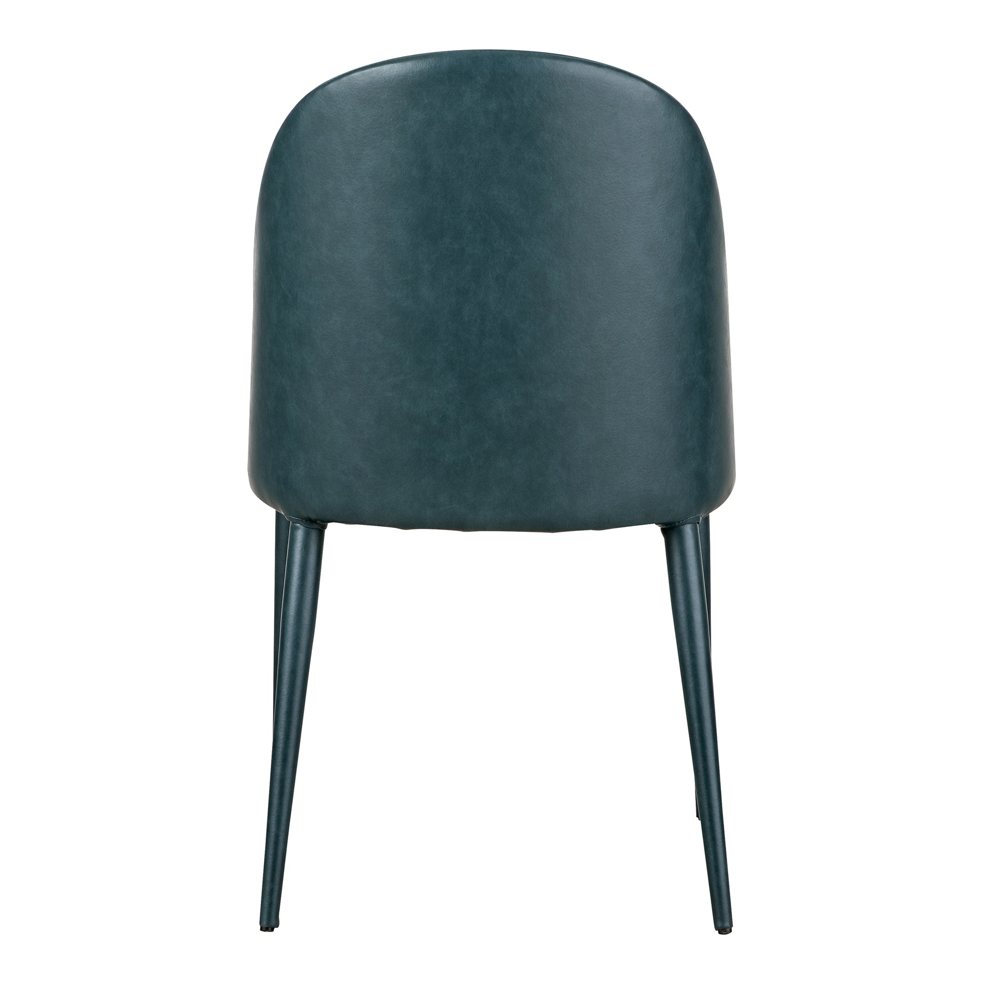 Burton Dining Chair Dark Teal Vegan Leather - Set Of Two by Moe's Home Collection - view 7
