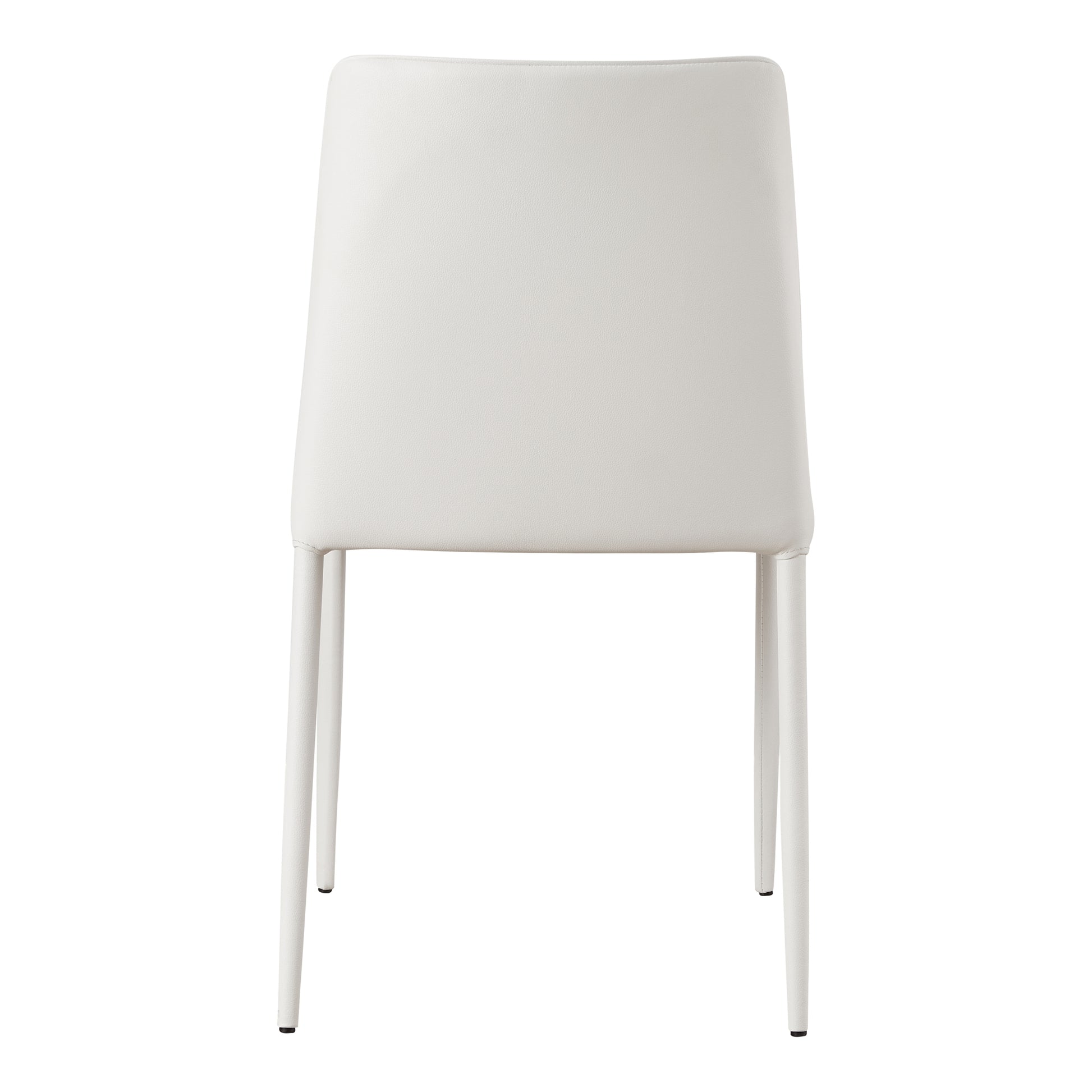 Nora Dining Chair White Vegan Leather - Set Of Two by Moe's Home Collection - view 7