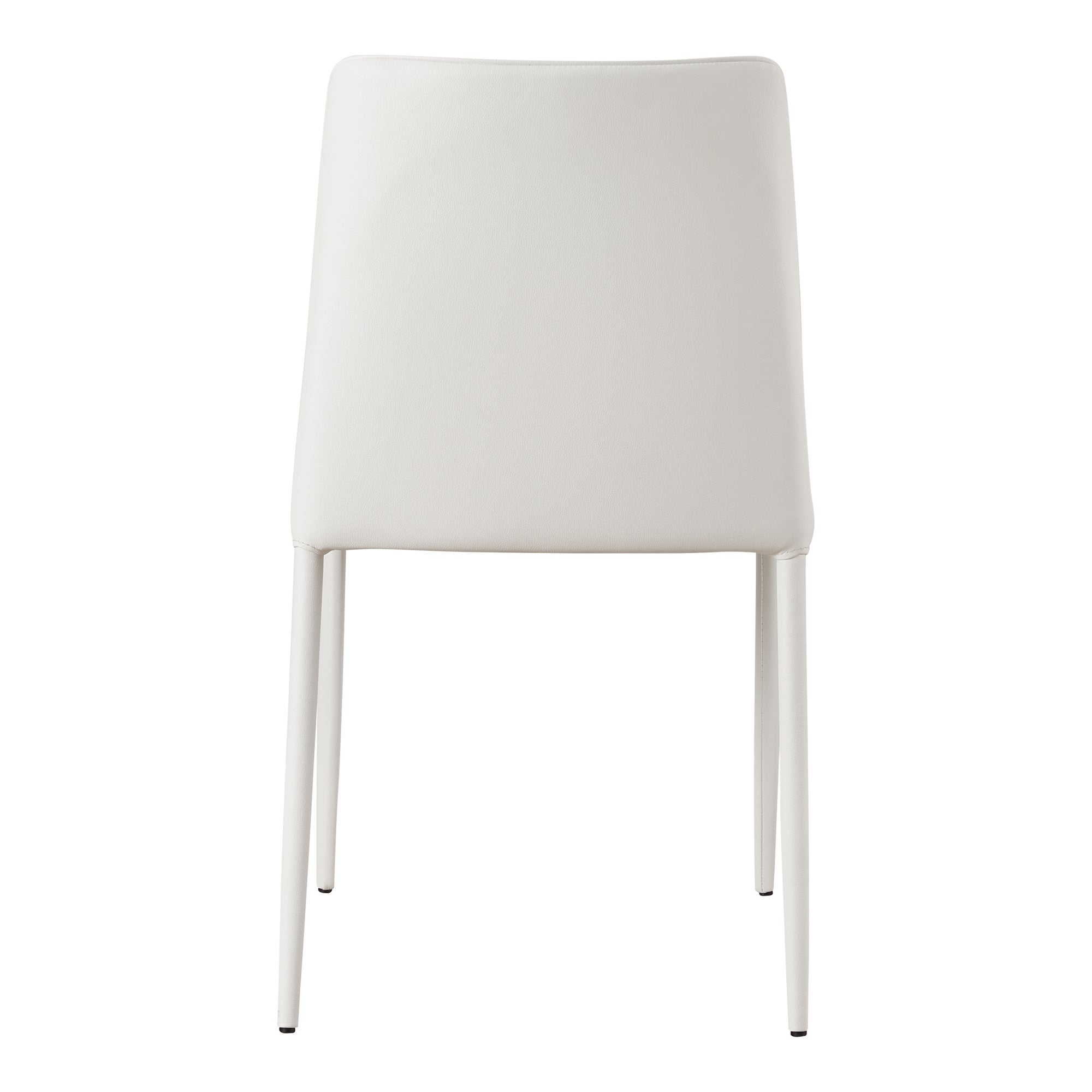 Nora Dining Chair White Vegan Leather - Set Of Two by Moe's Home Collection - view 7