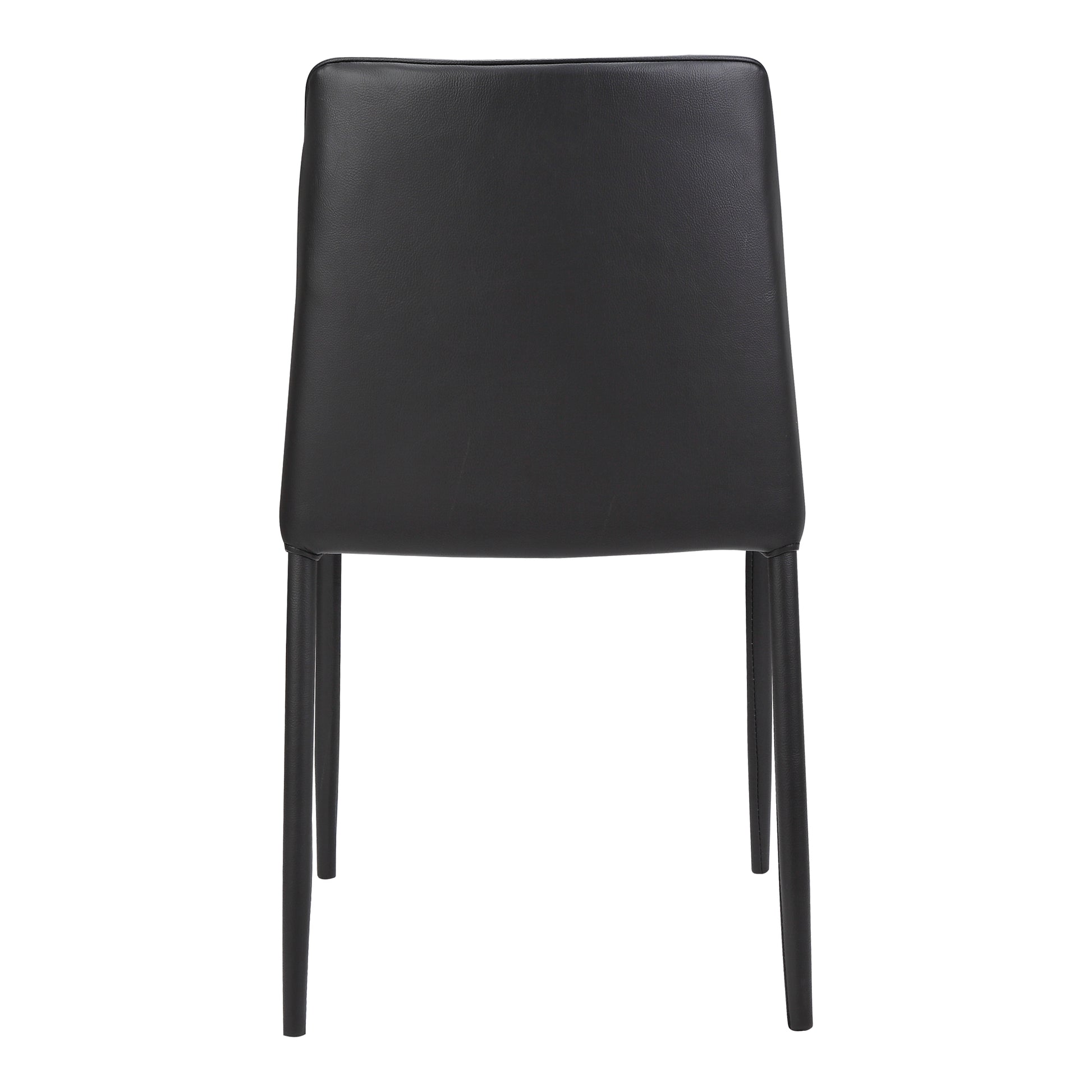 Nora Dining Chair Black Vegan Leather - Set Of Two by Moe's Home Collection - view 7