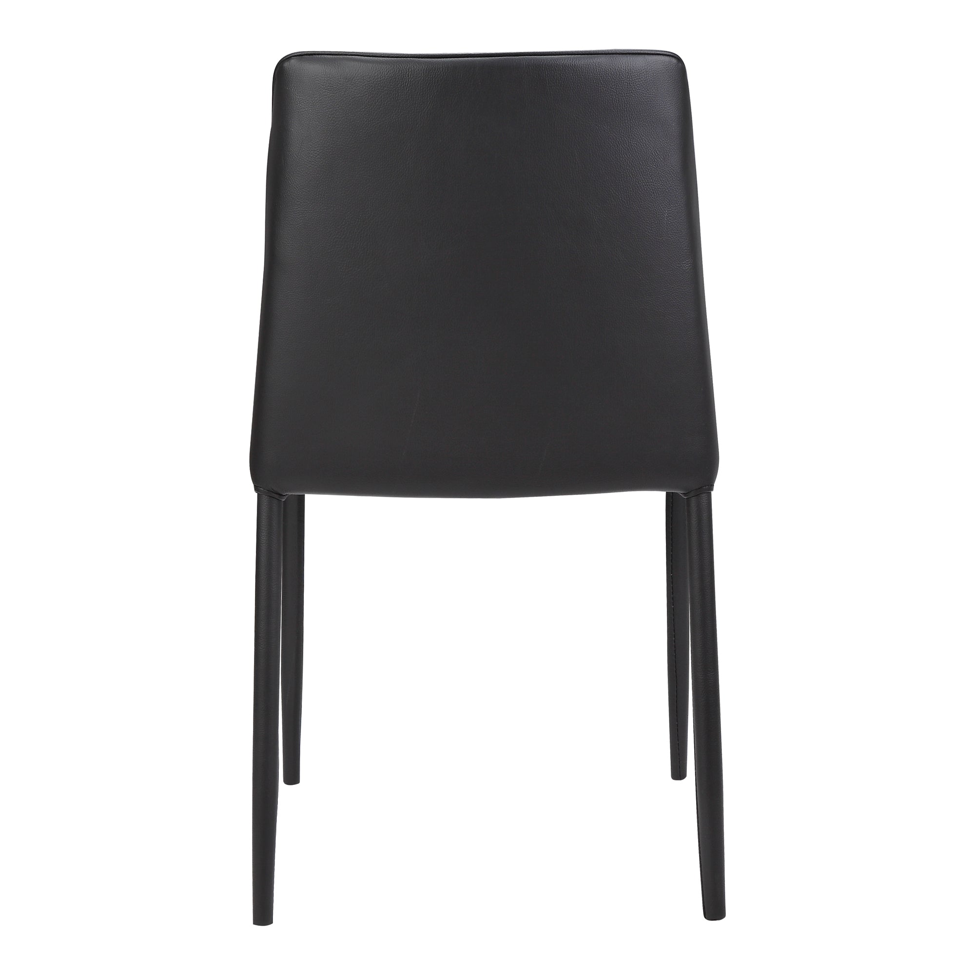 Nora Dining Chair Black Vegan Leather - Set Of Two by Moe's Home Collection - view 7