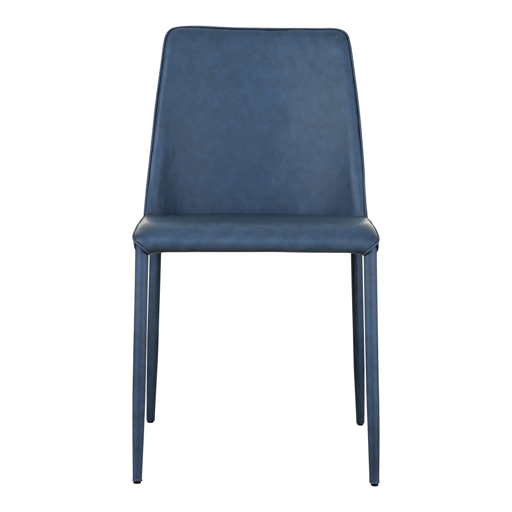 Nora Dining Chair Ocean Cavern Grey Vegan Leather - Set Of Two by Moe's Home Collection - view 4
