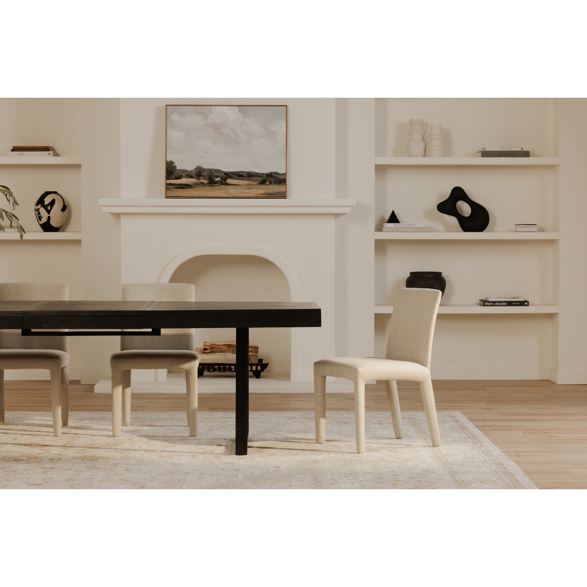 Monte Dining Chair Beige - Set Of Two by Moe's Home Collection - view 2