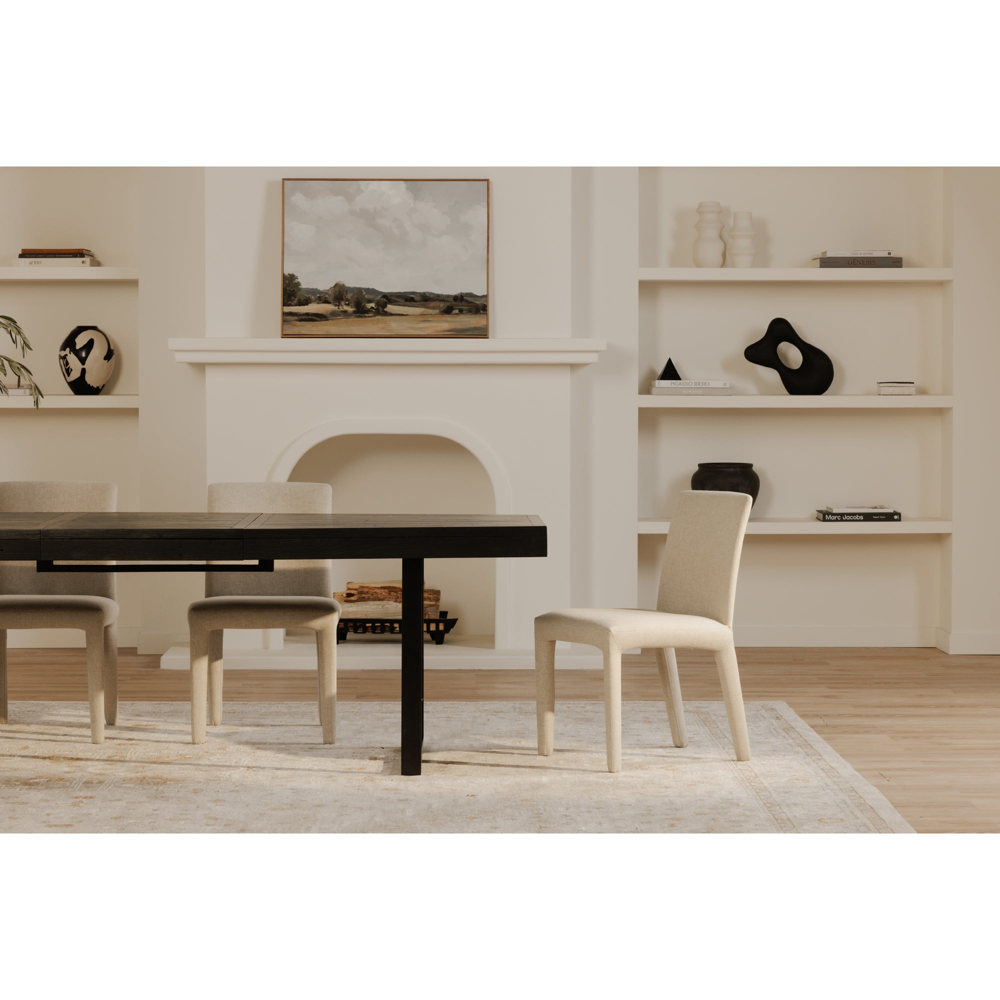 Monte Dining Chair Beige - Set Of Two by Moe's Home Collection - view 2