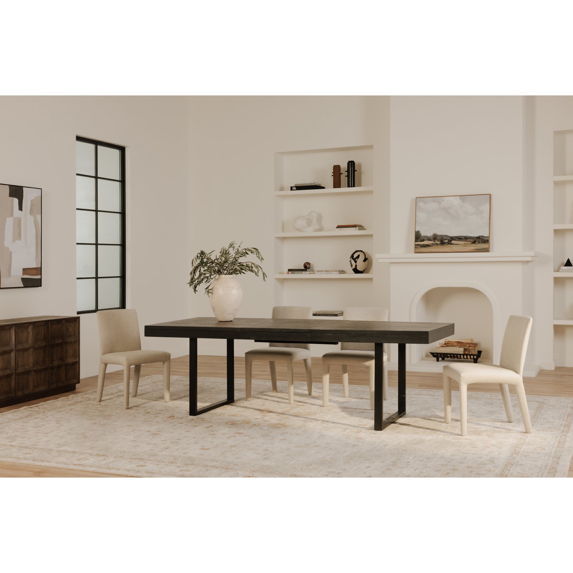 Monte Dining Chair Beige - Set Of Two by Moe's Home Collection - view 3