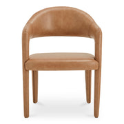 Martens Dining Chair Brown Leather by Moe's Home Collection